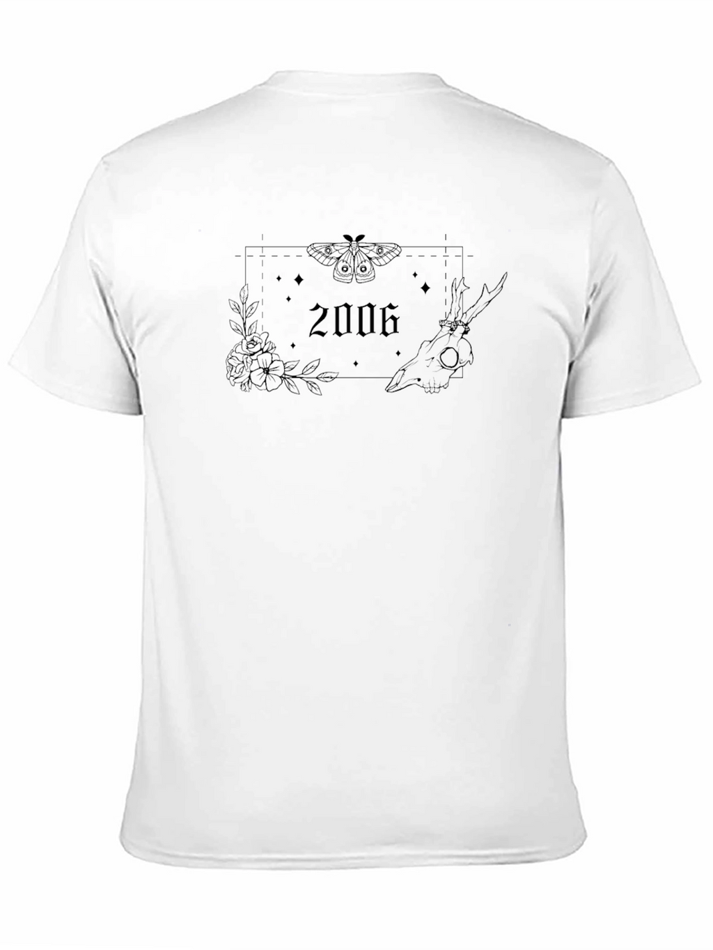 Edgy 2006 Graphic Tee - Black