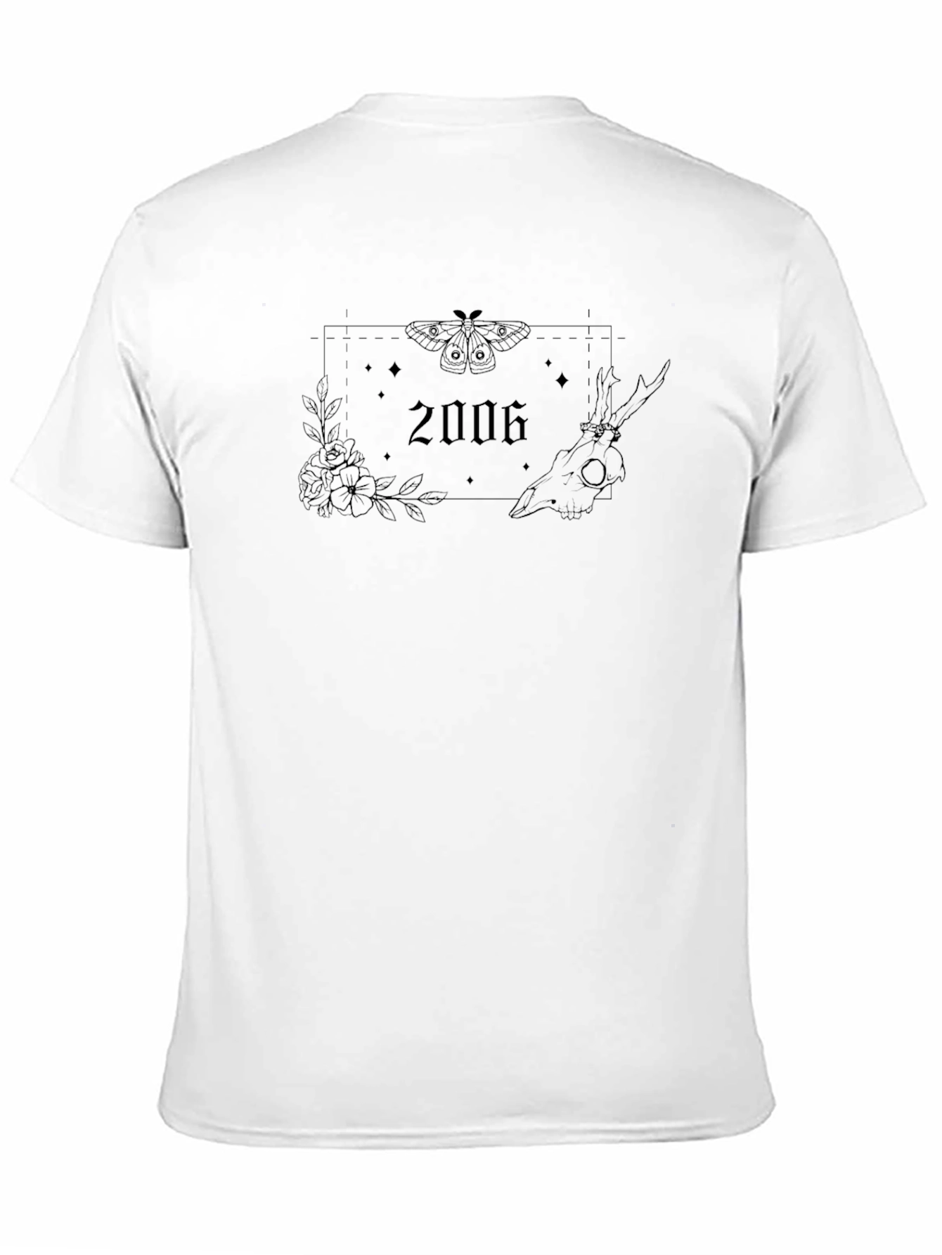 Edgy 2006 Graphic Tee - Black