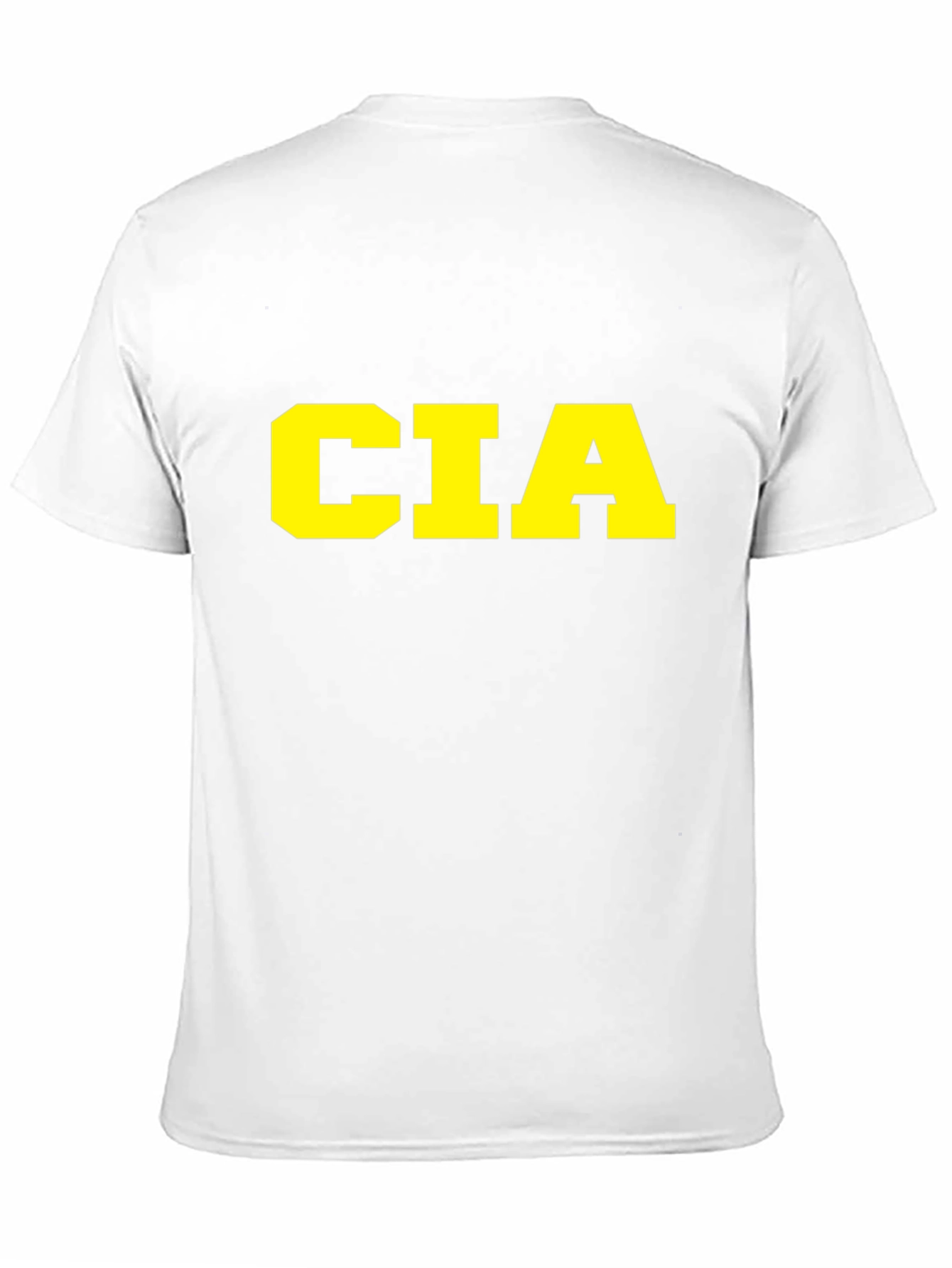 CIA Graphic T-Shirt - Black Cotton Tee