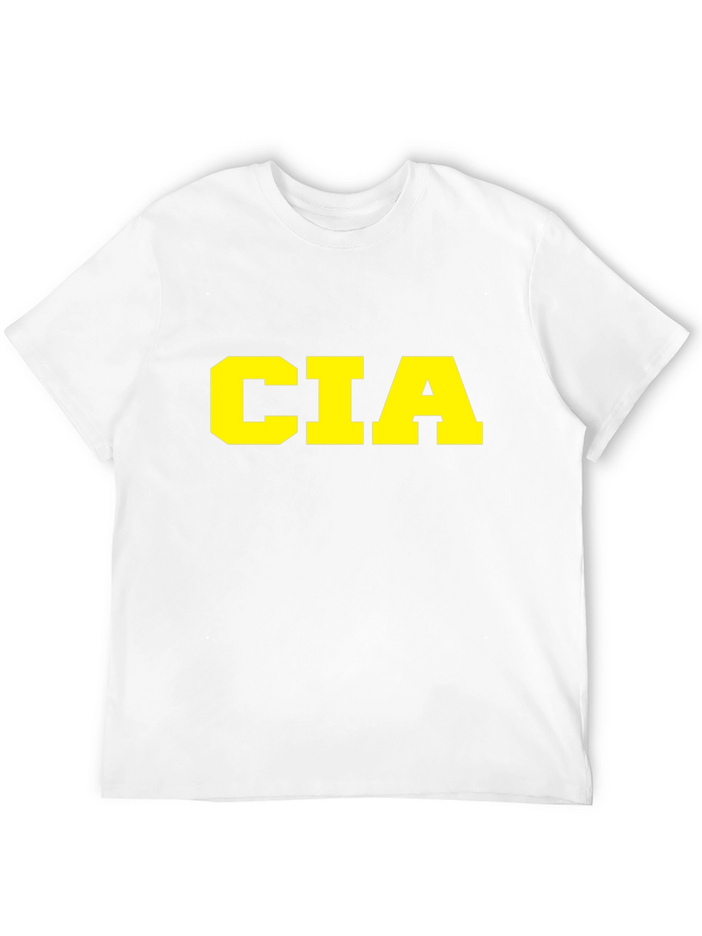 CIA Graphic T-Shirt - Black Cotton Tee