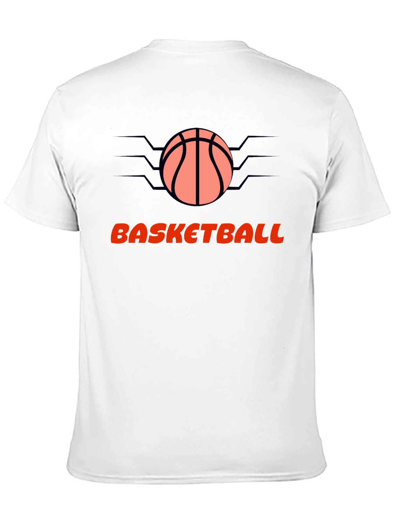 Basketball Graphic Black T-Shirt