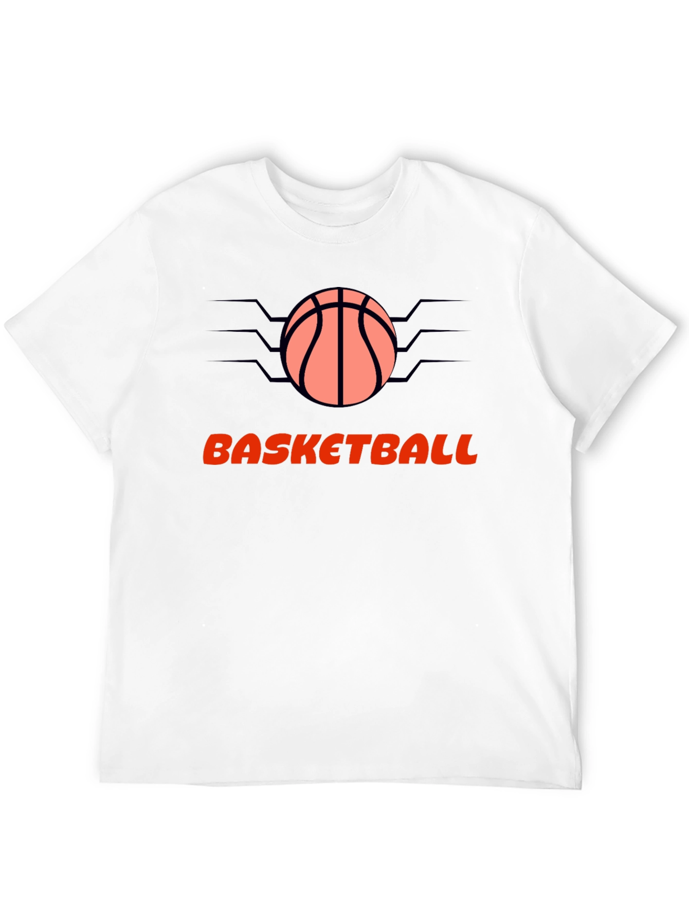Basketball Graphic Black T-Shirt