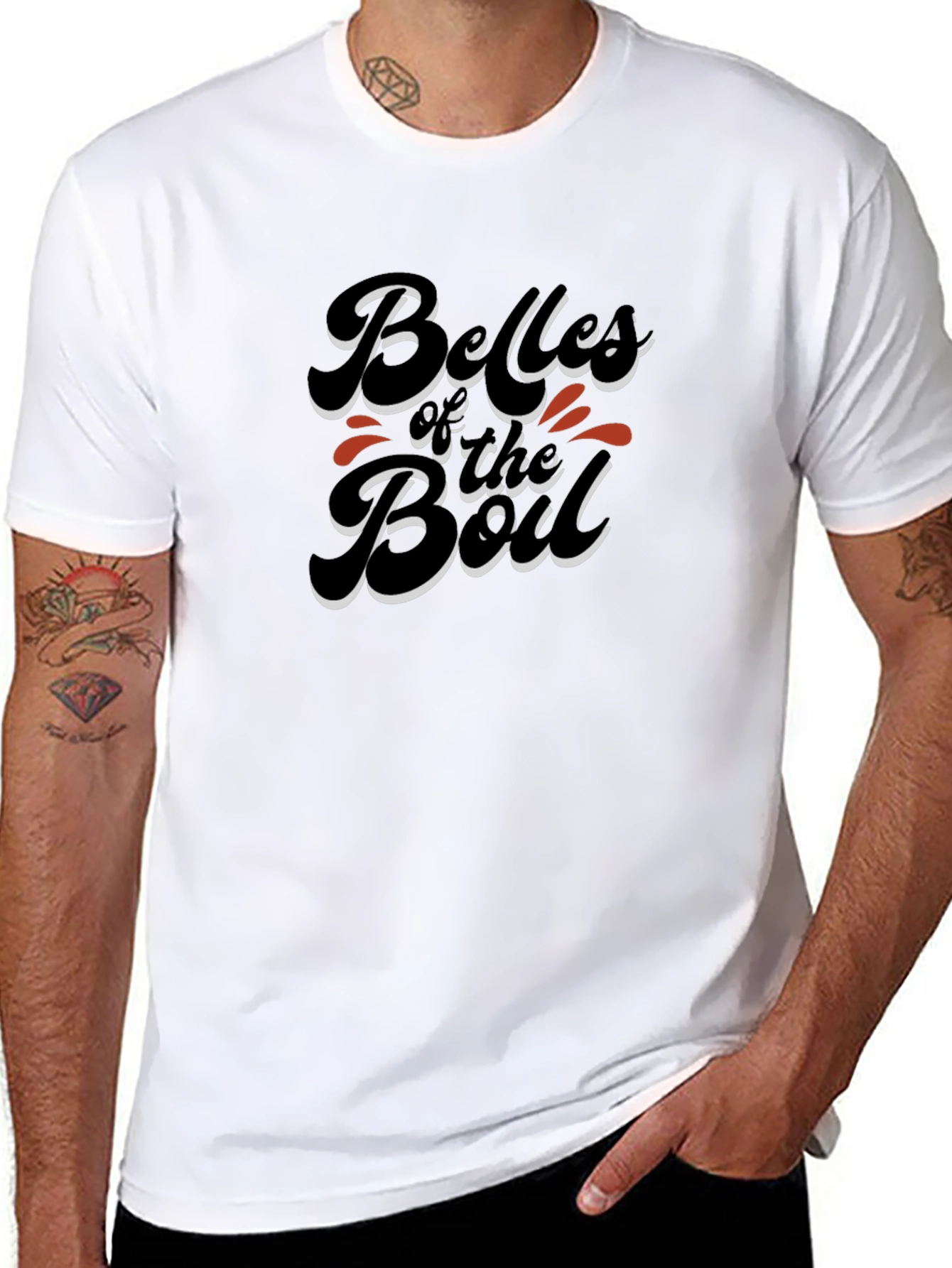 Belle of the Ball Graphic Tee - Stylish Comfort