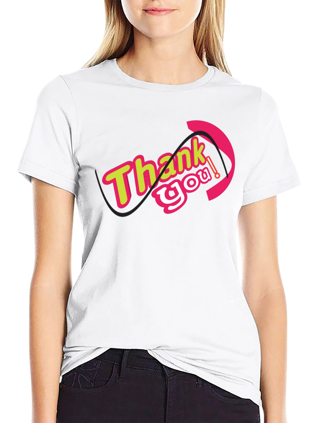 Thank You Graphic Tee - Stylish Comfort