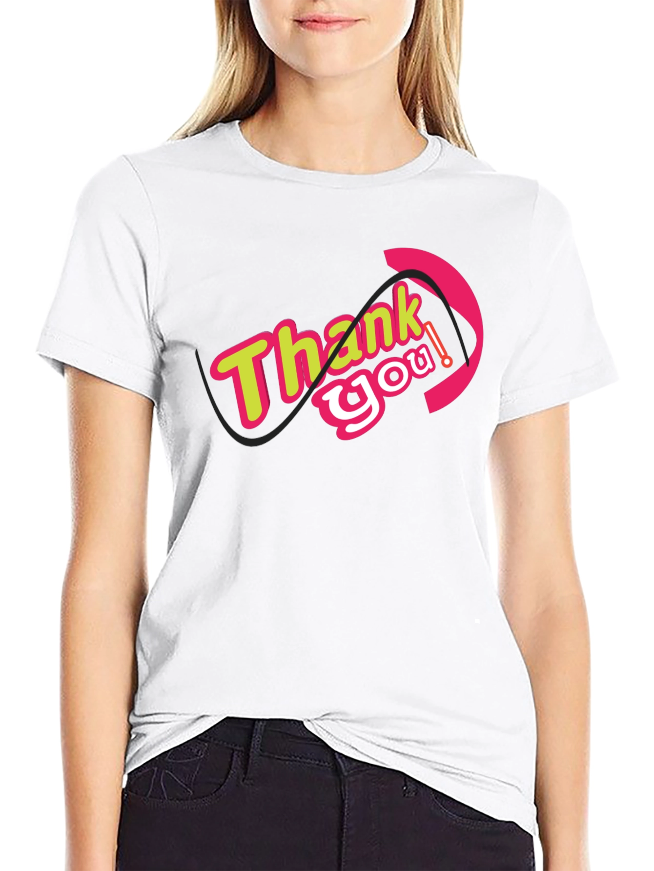 Thank You Graphic Tee - Stylish Comfort
