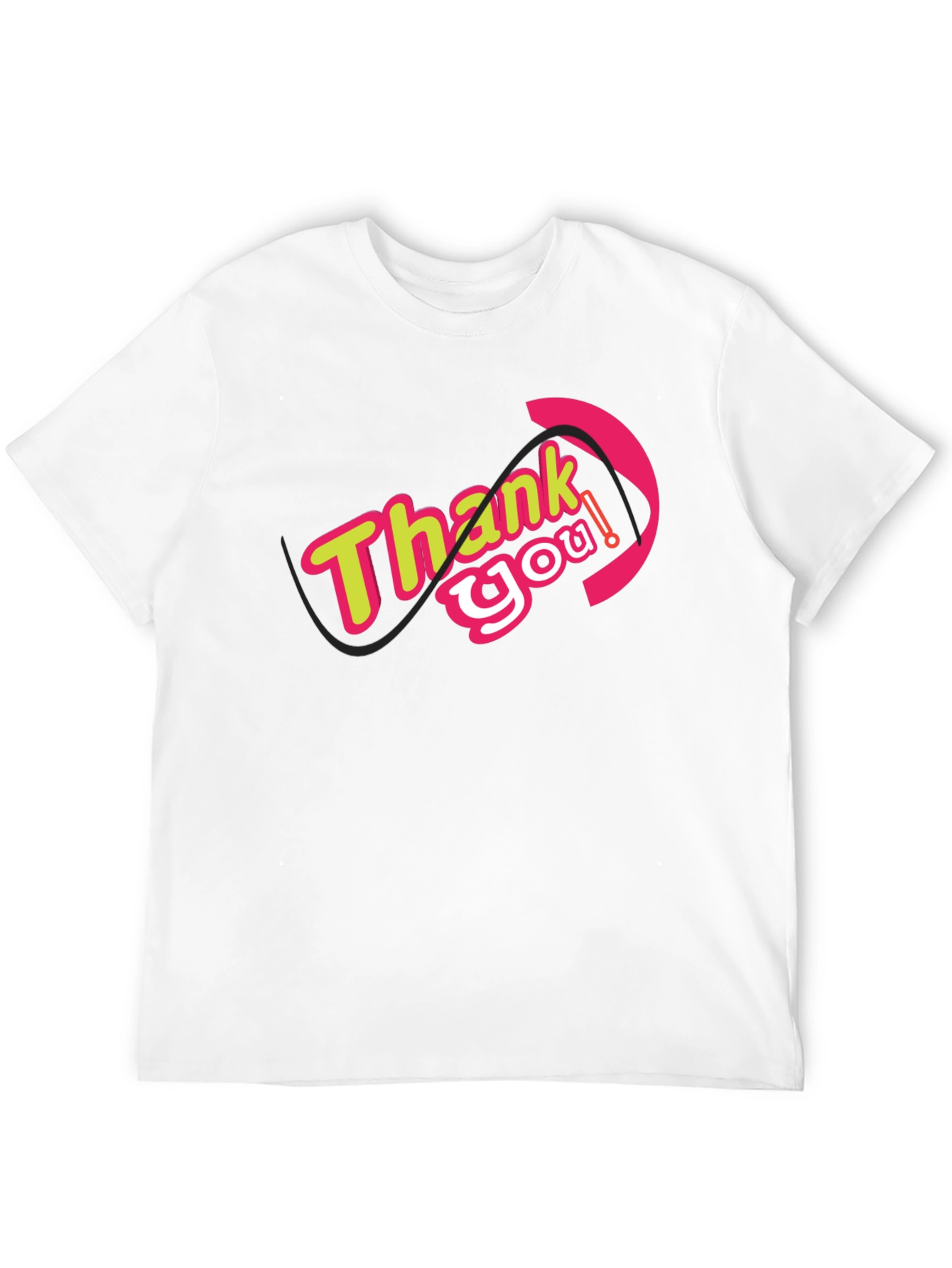 Thank You Graphic Tee - Stylish Comfort