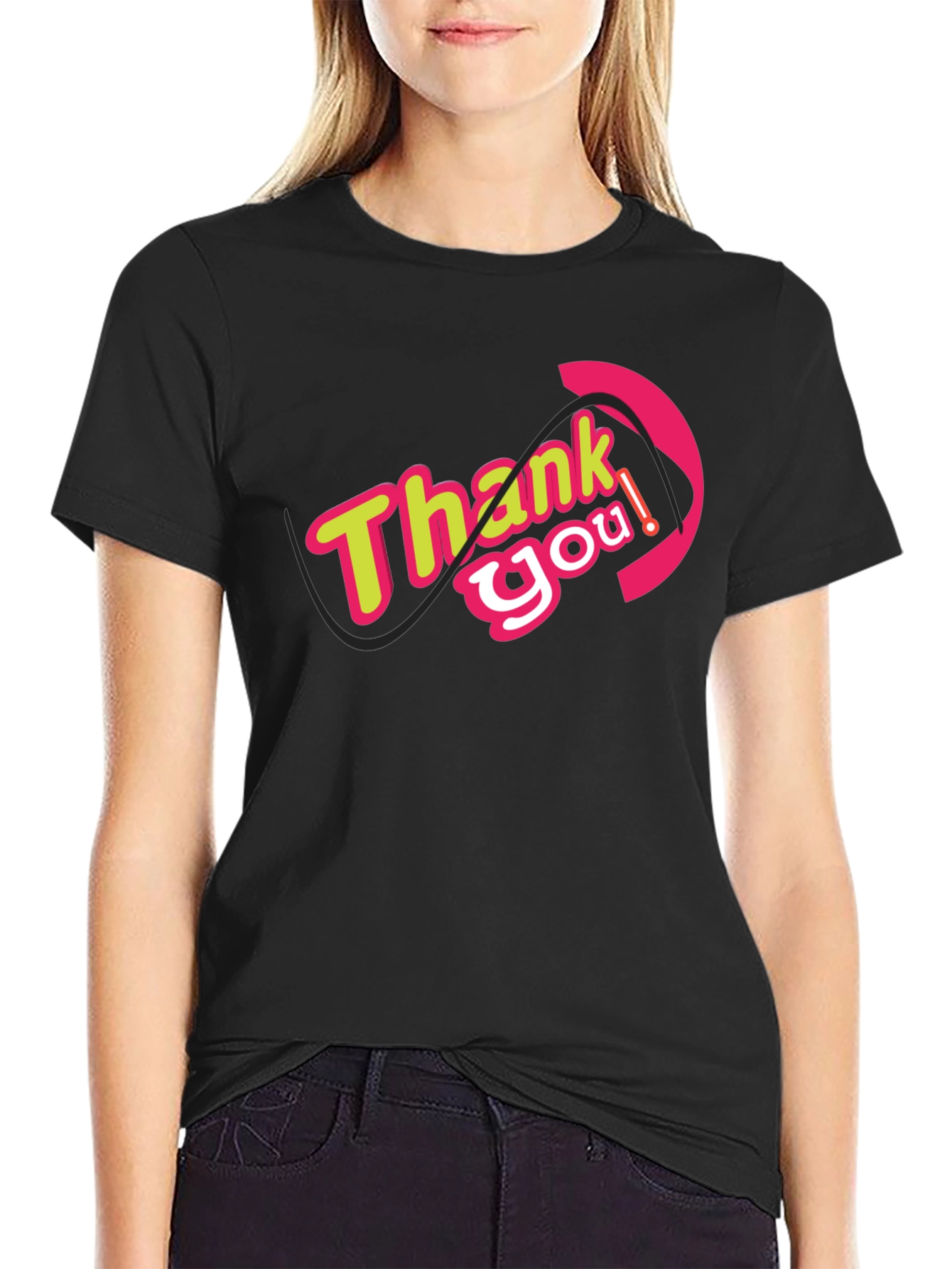 Thank You Graphic Tee - Stylish Comfort