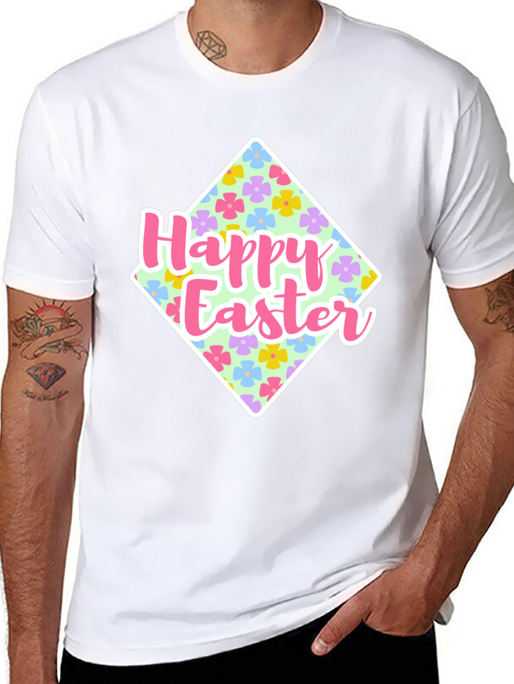 Happy Easter Floral T-Shirt