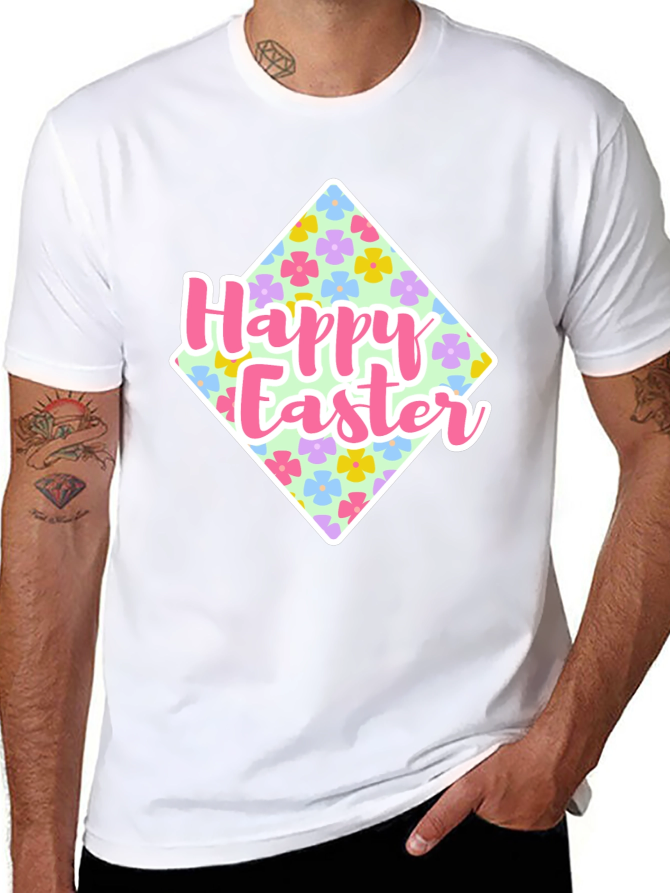 Happy Easter Floral T-Shirt