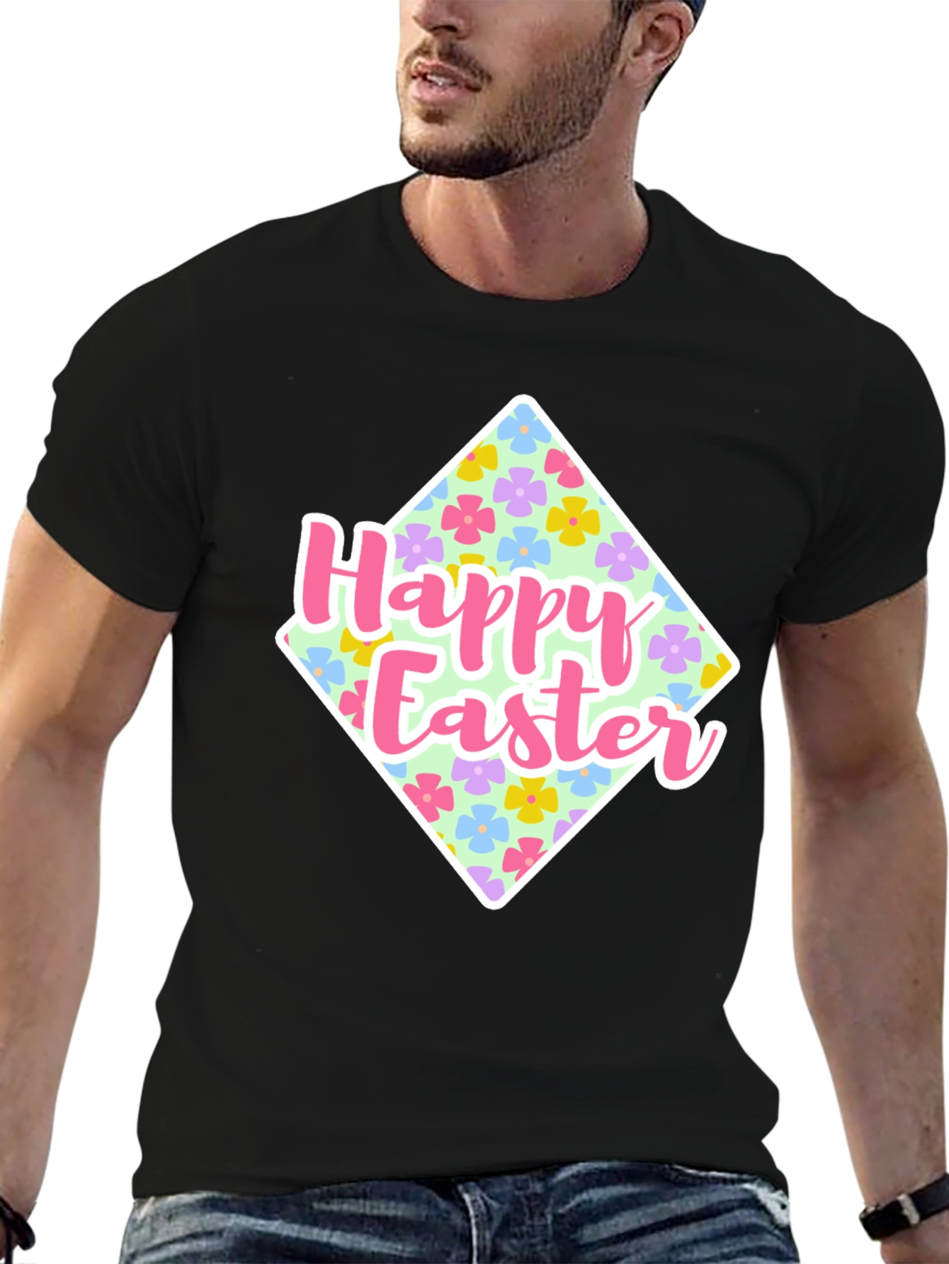 Happy Easter Floral T-Shirt
