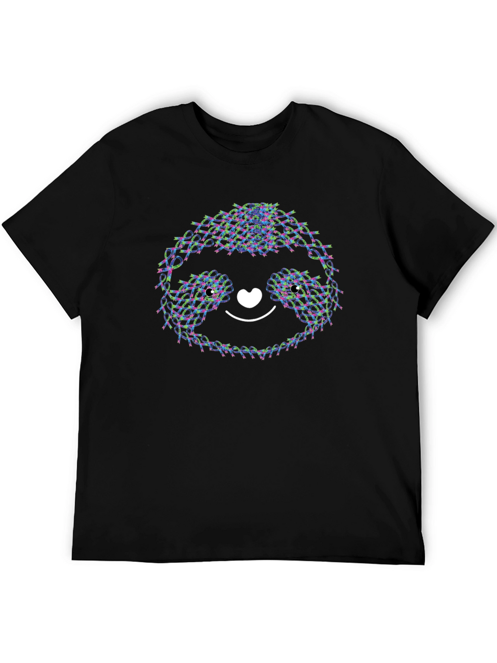 Cute Sloth T-Shirt - Ribbon Design
