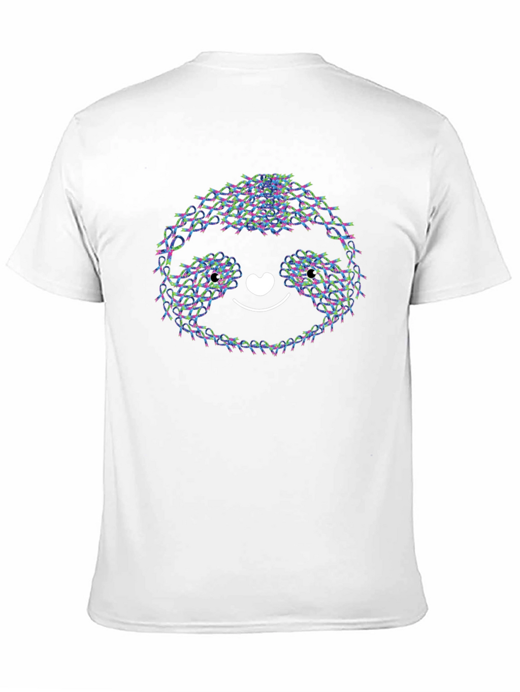 Cute Sloth T-Shirt - Ribbon Design