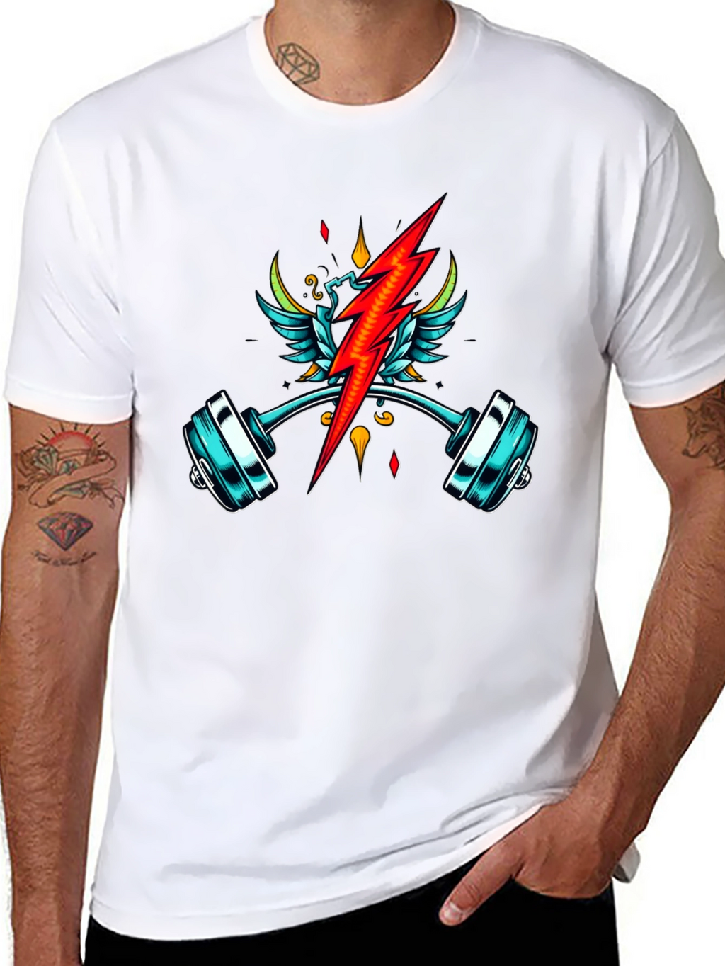 Lightning Barbell T-Shirt