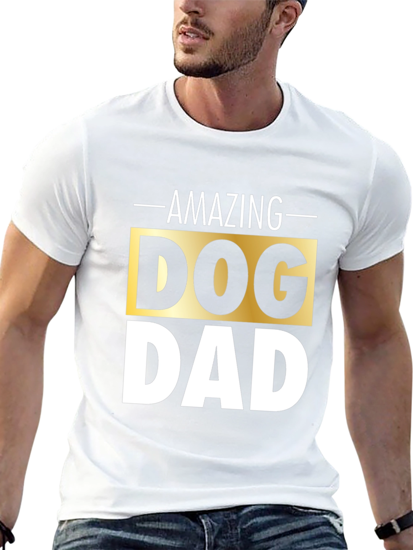 Amazing Dog Dad T-Shirt - Perfect for Dog Lovers