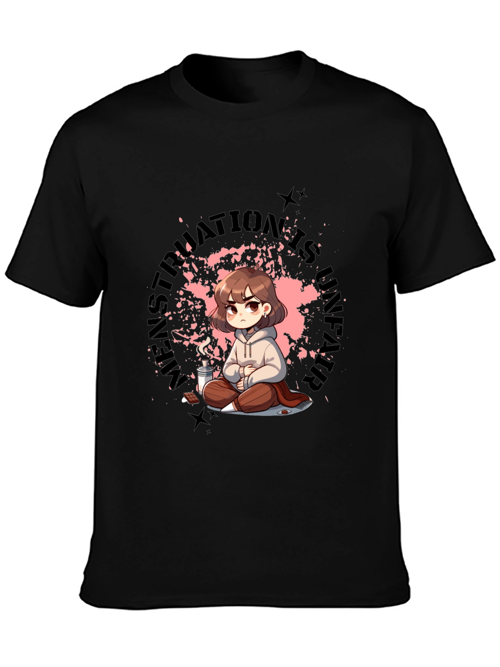 Unique Graphic Tee - Menstruation Is Strength