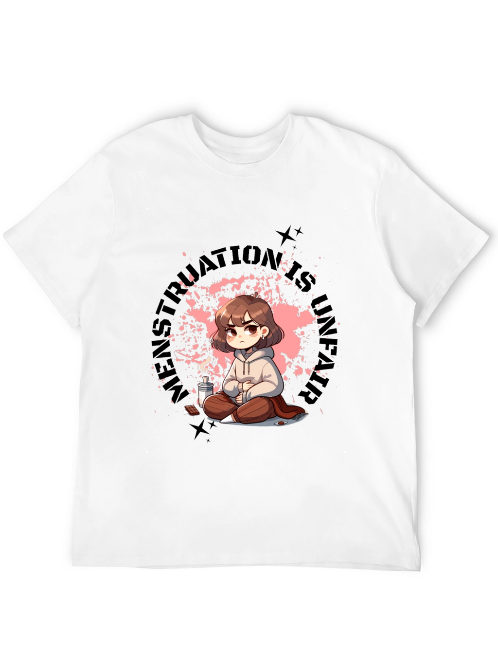 Unique Graphic Tee - Menstruation Is Strength
