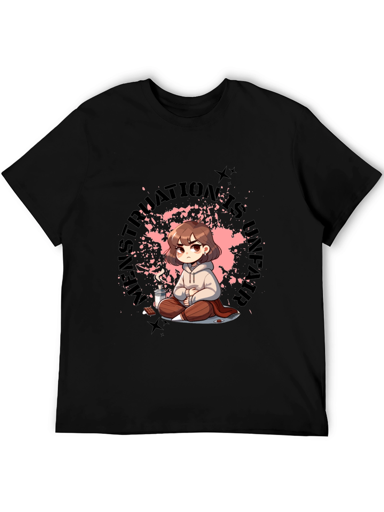 Unique Graphic Tee - Menstruation Is Strength