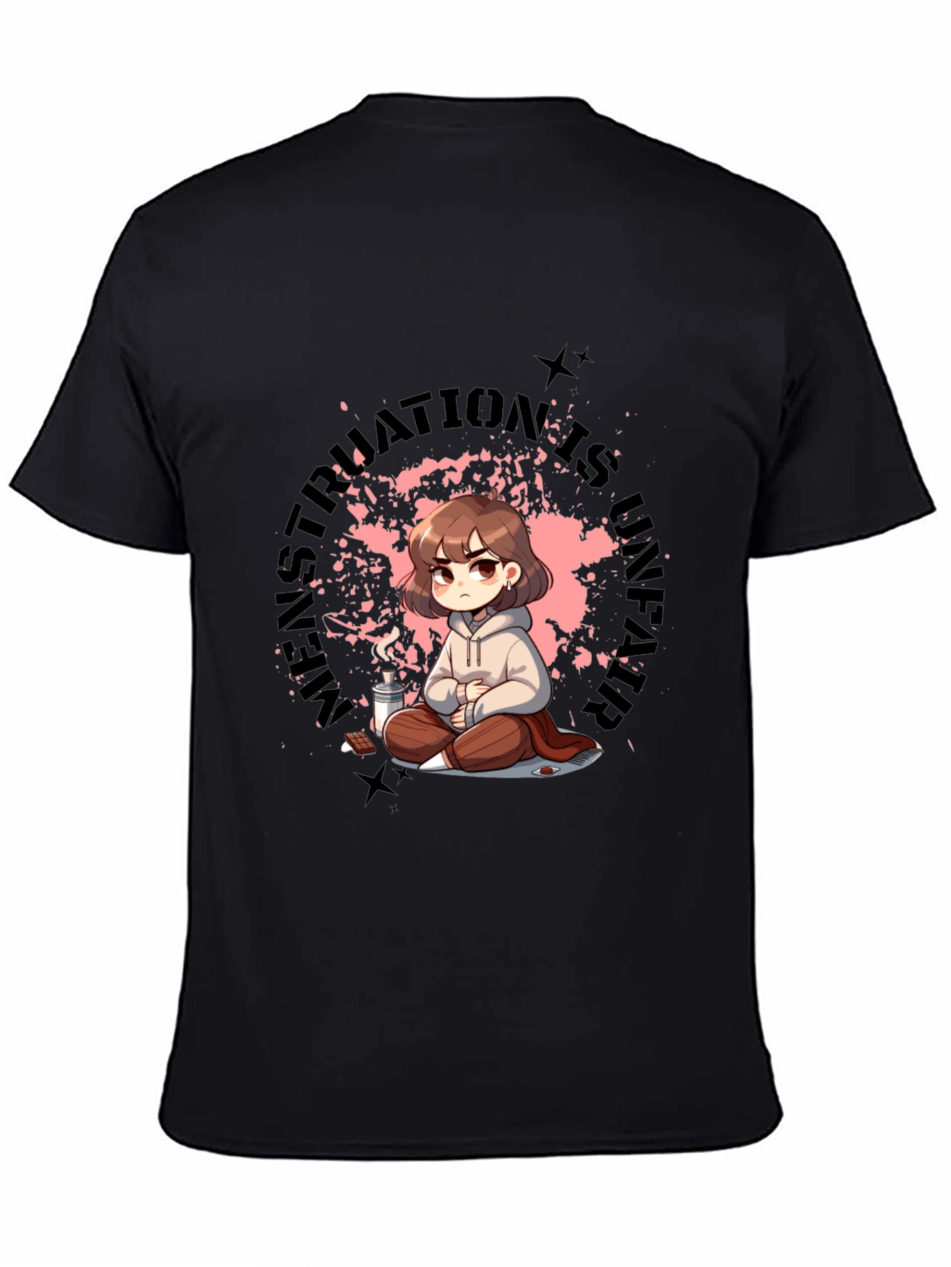 Unique Graphic Tee - Menstruation Is Strength