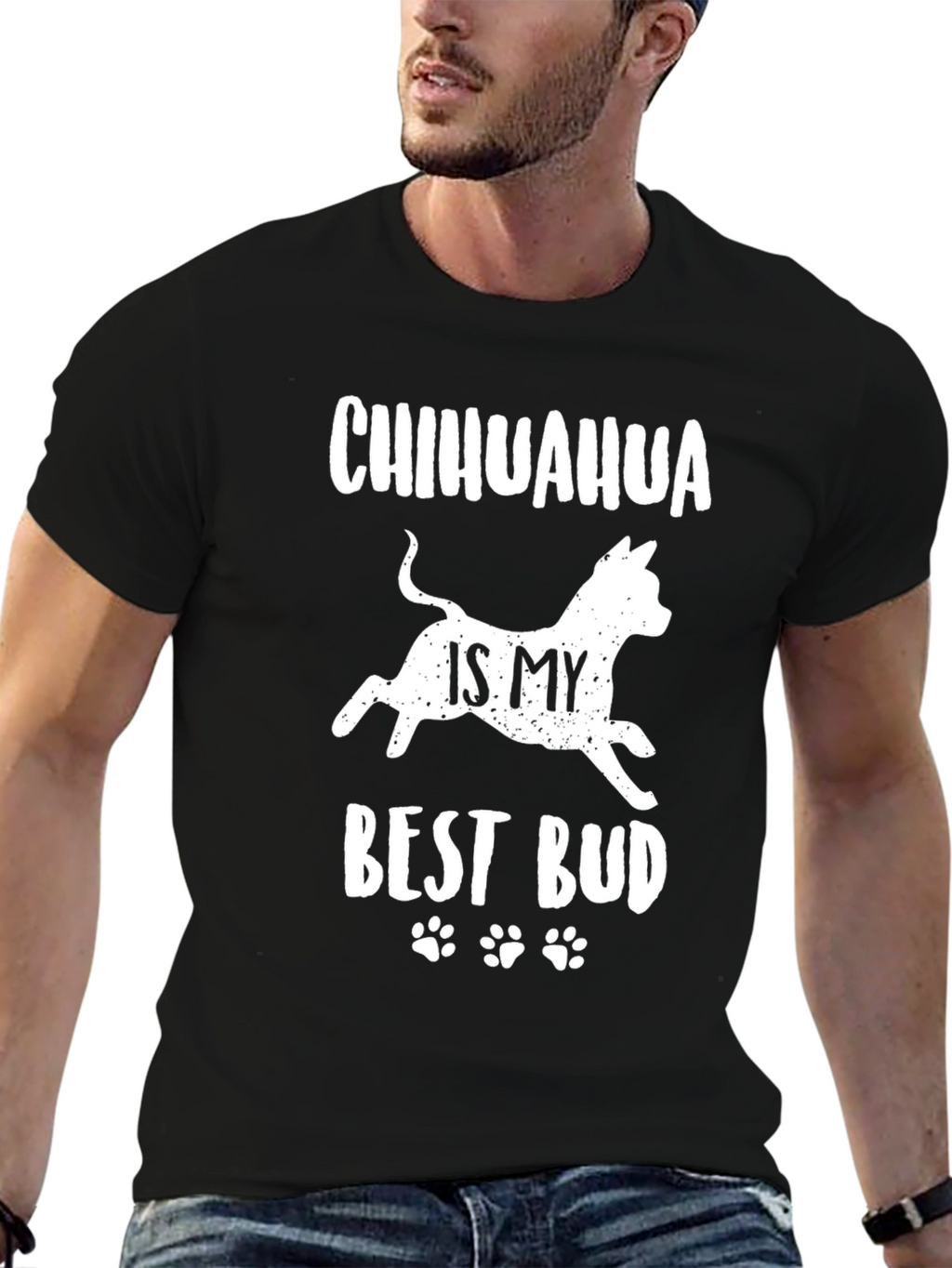 Chihuahua is My Best Bud Graphic Tee