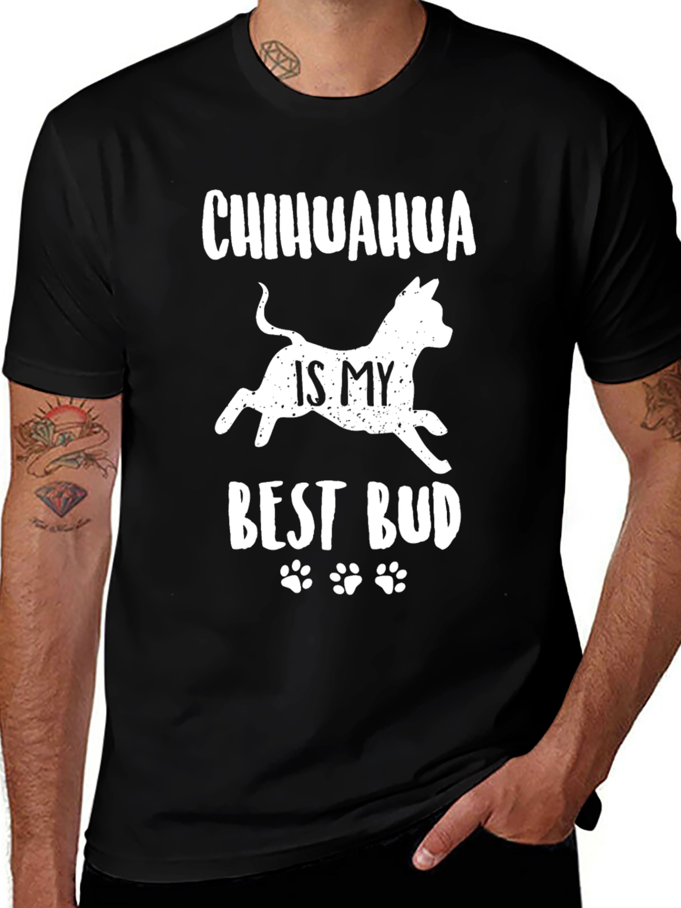 Chihuahua is My Best Bud Graphic Tee