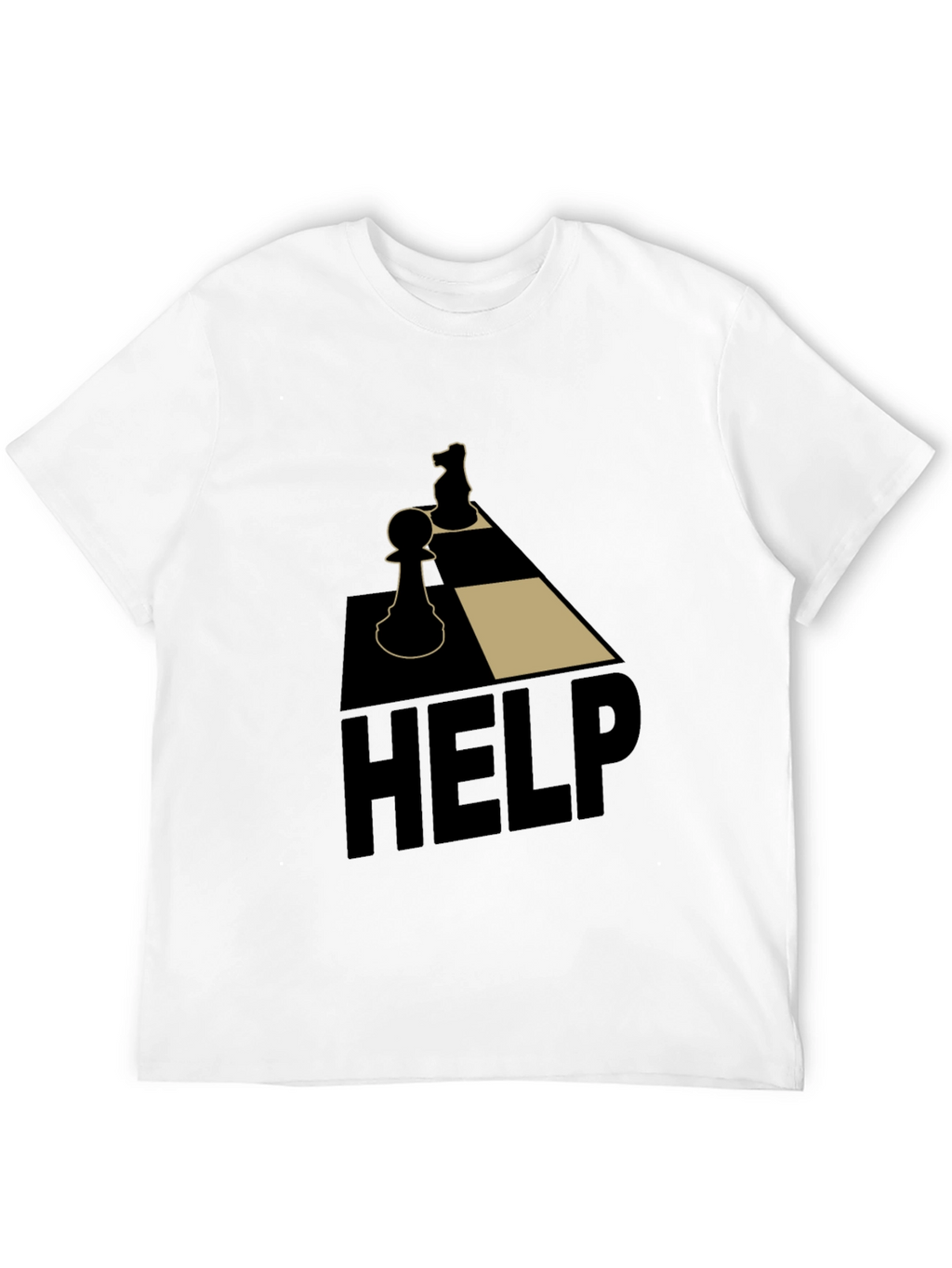 Chess Help Graphic Tee - Strategy & Style