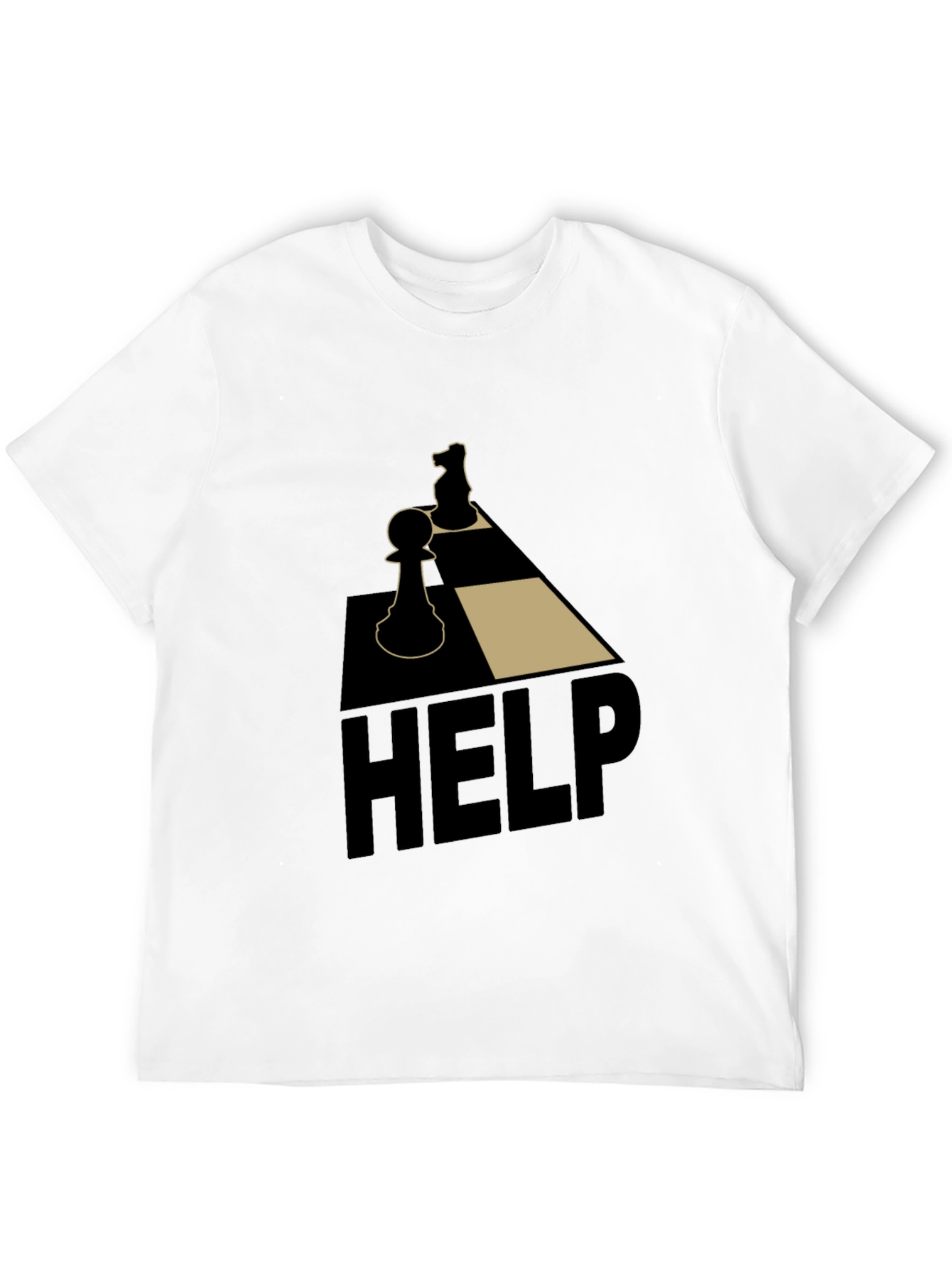 Chess Help Graphic Tee - Strategy & Style