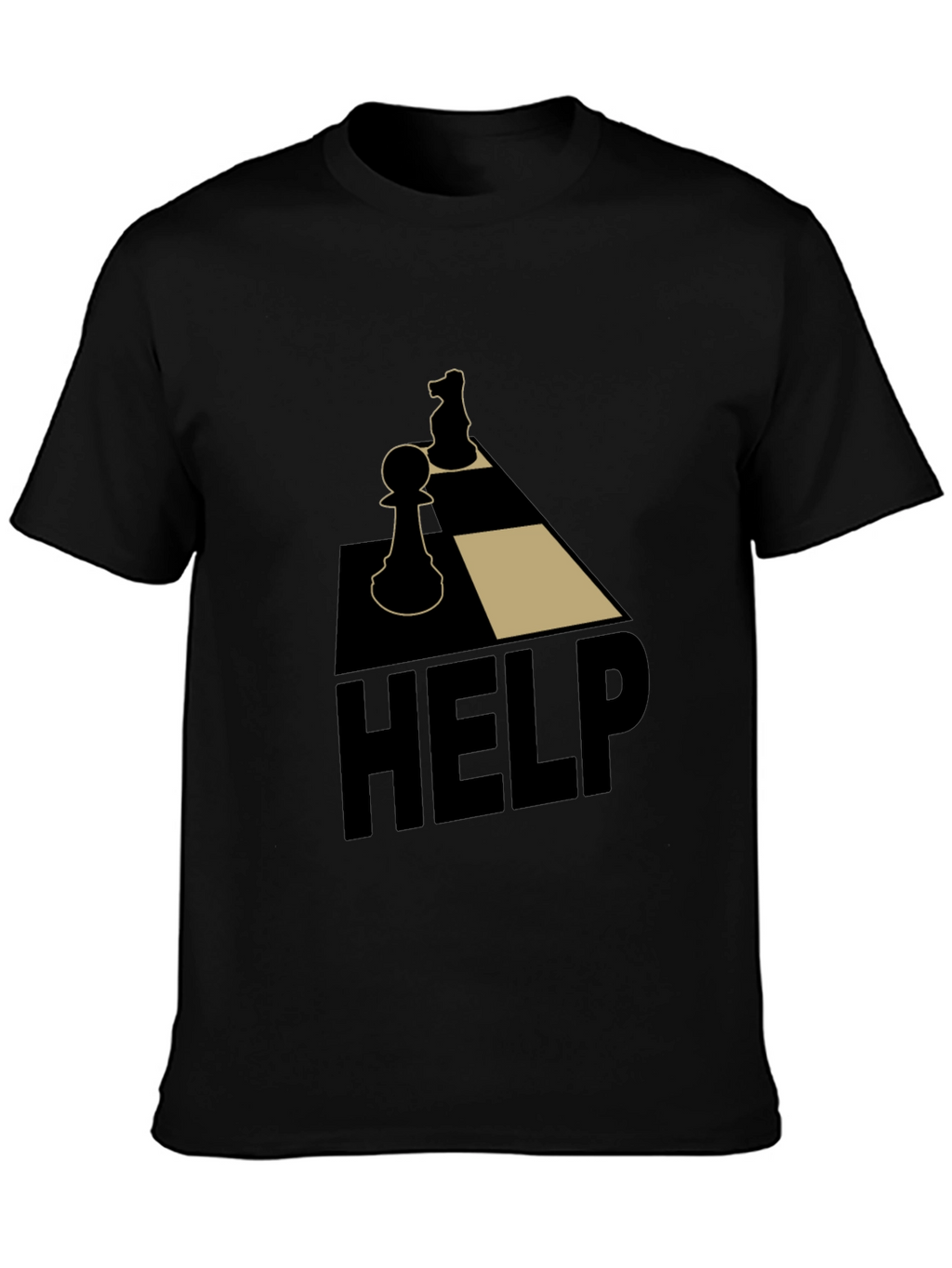 Chess Help Graphic Tee - Strategy & Style