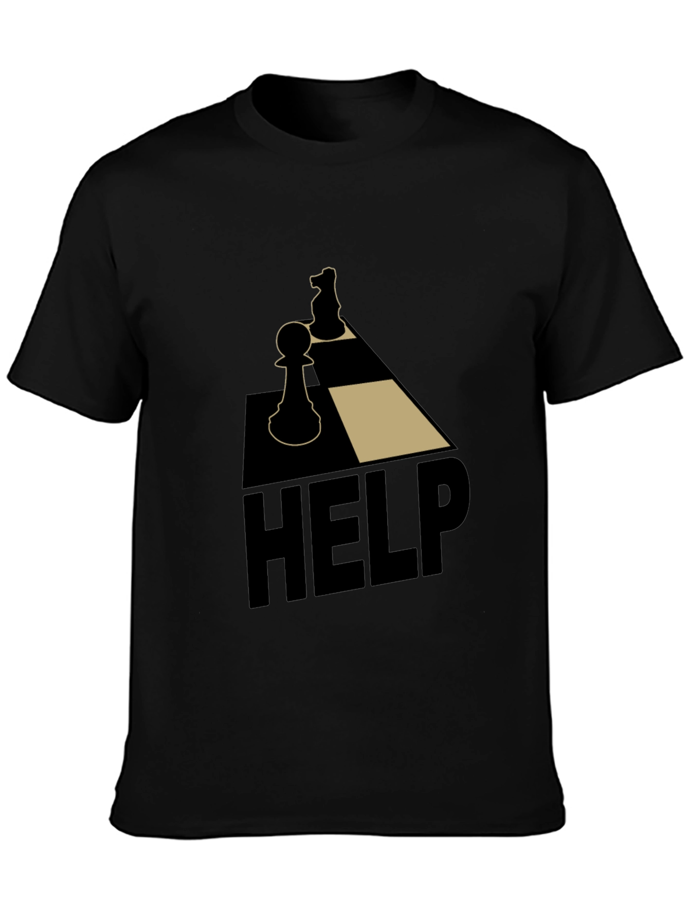 Chess Help Graphic Tee - Strategy & Style