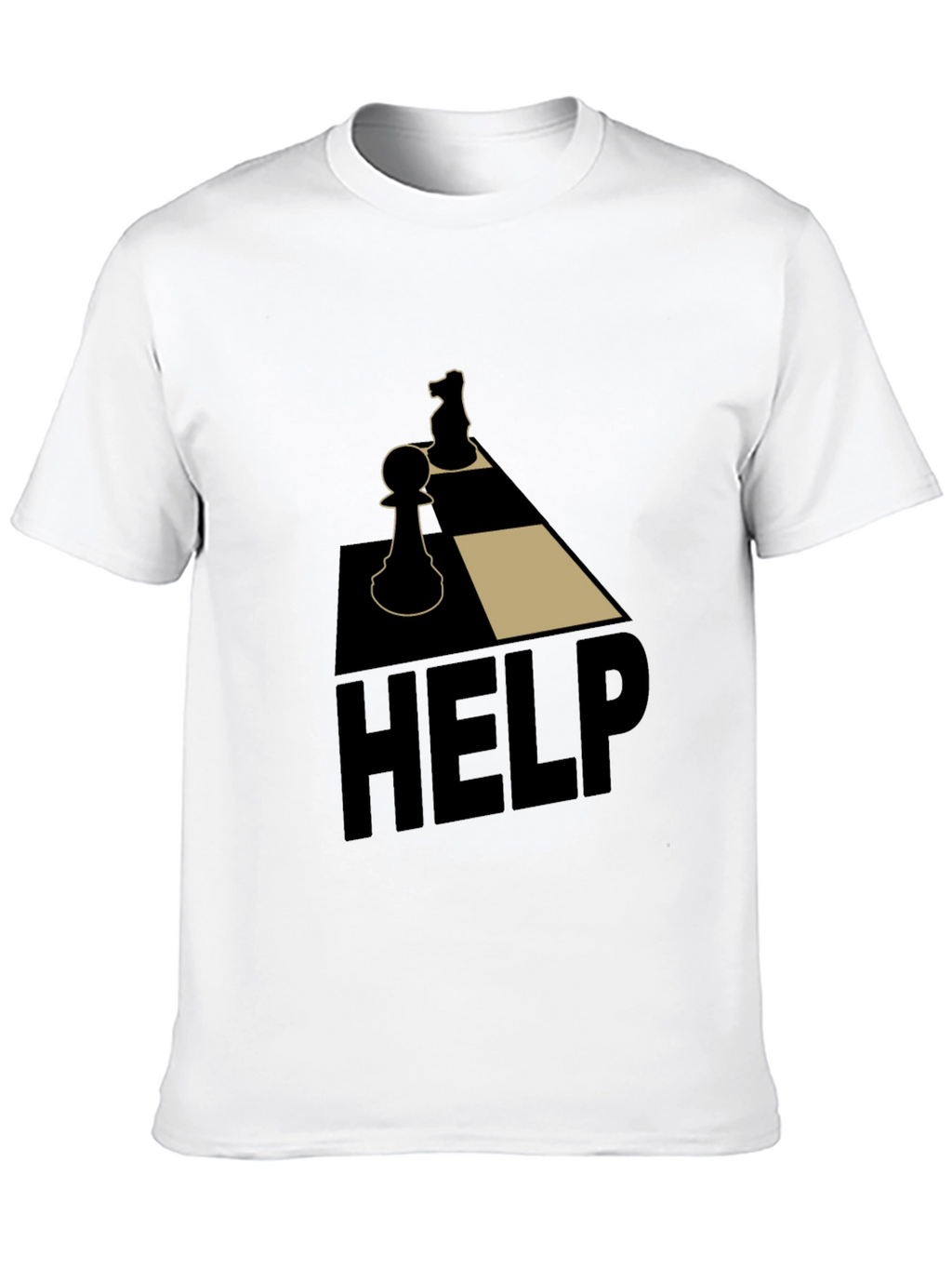 Chess Help Graphic Tee - Strategy & Style