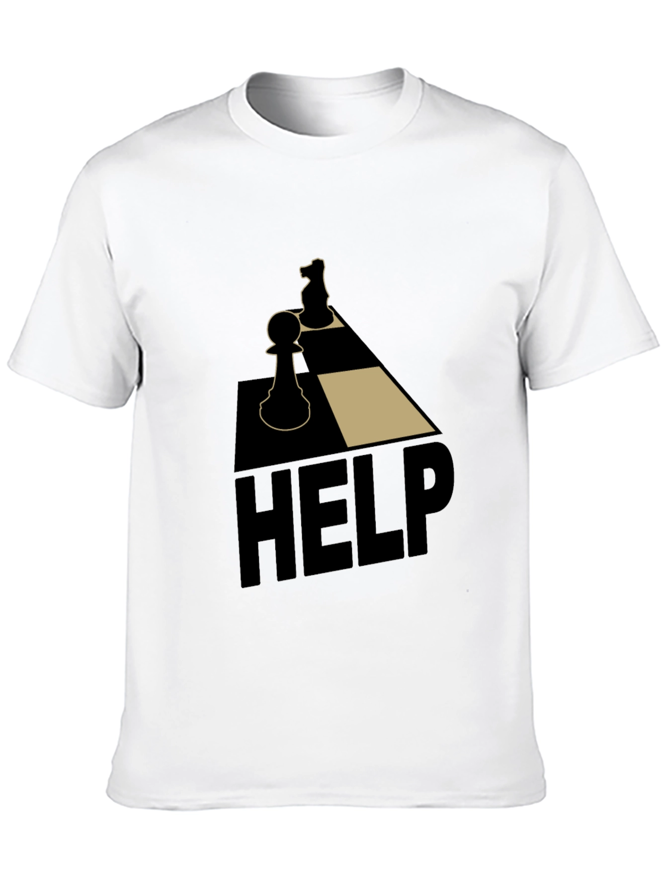 Chess Help Graphic Tee - Strategy & Style