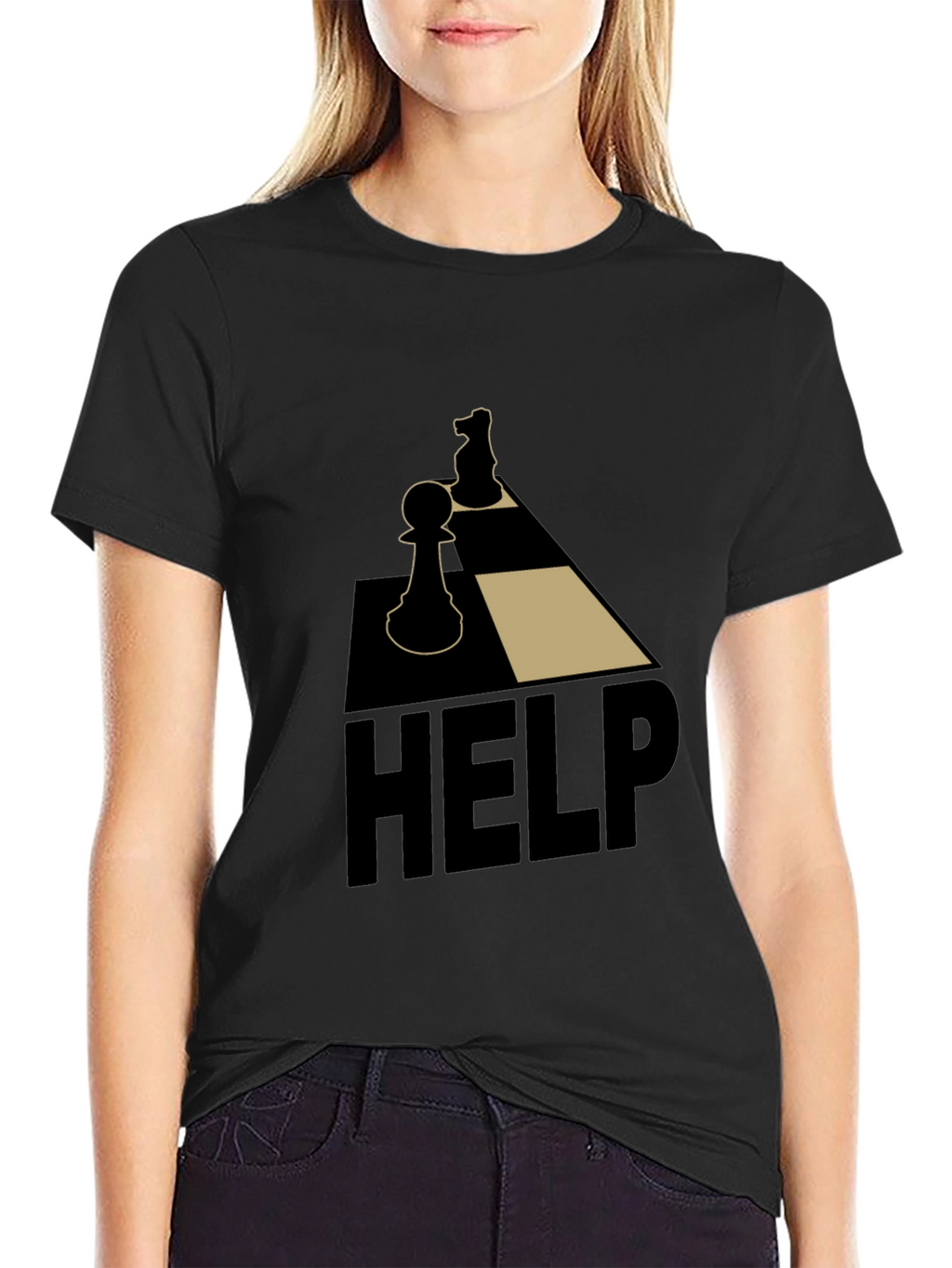 Chess Help Graphic Tee - Strategy & Style