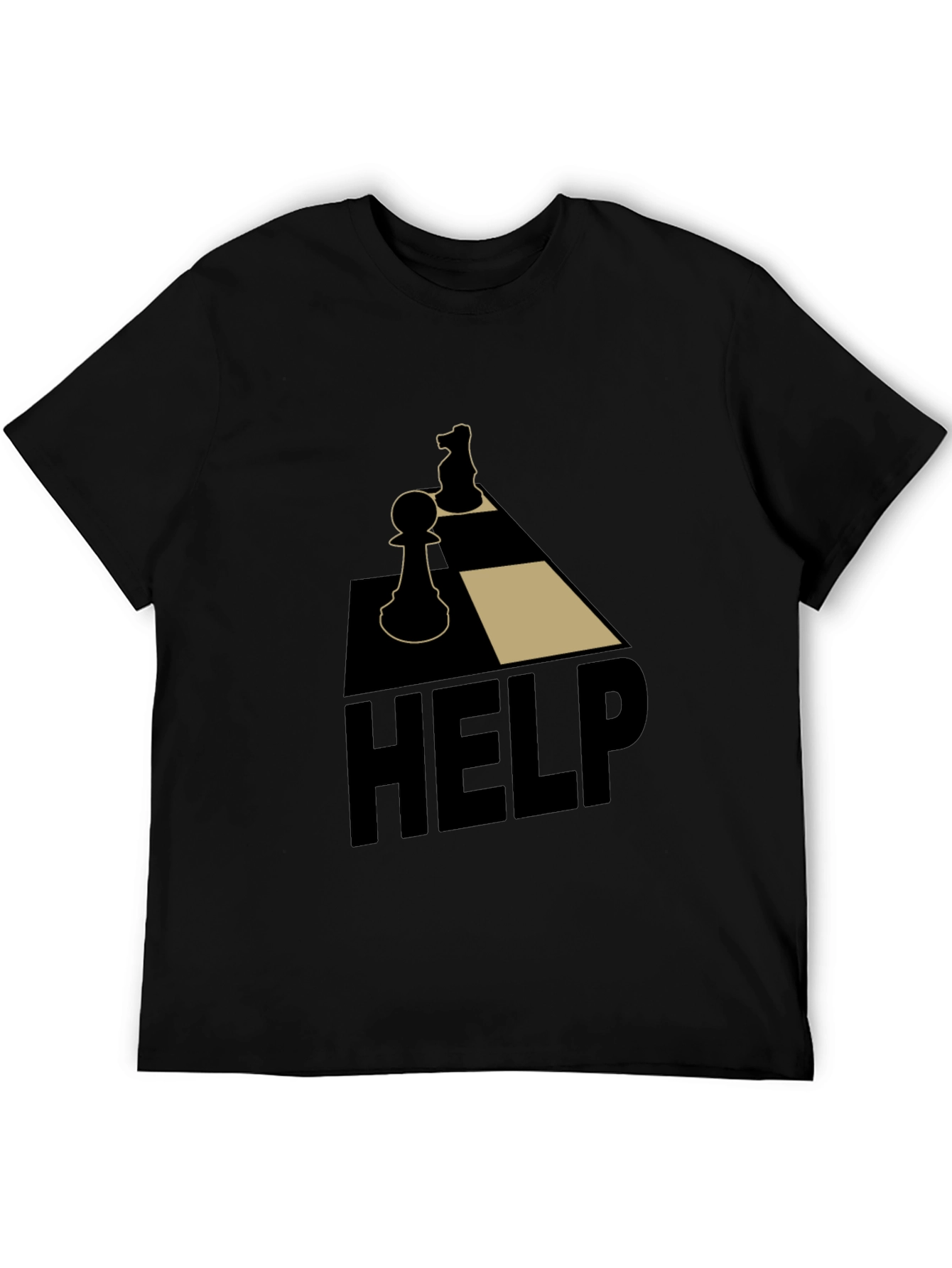 Chess Help Graphic Tee - Strategy & Style