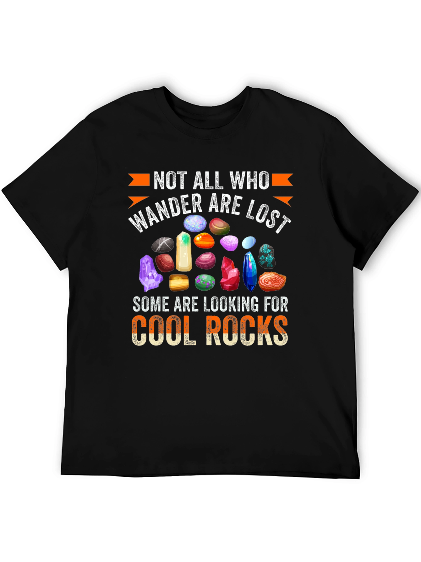 Cool Rocks T-Shirt: Wanderlust Gemstone Design