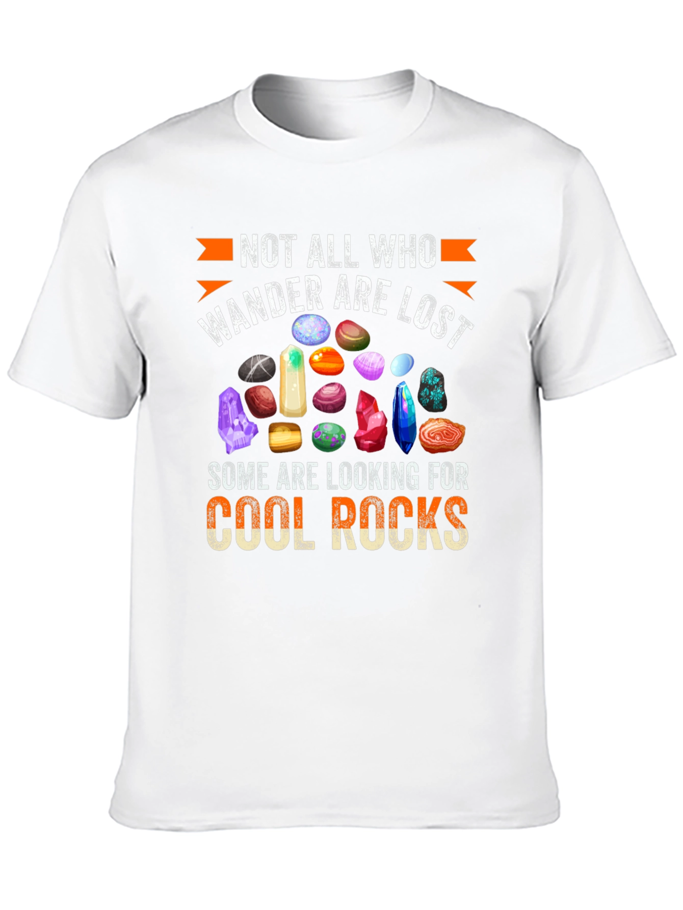 Cool Rocks T-Shirt: Wanderlust Gemstone Design