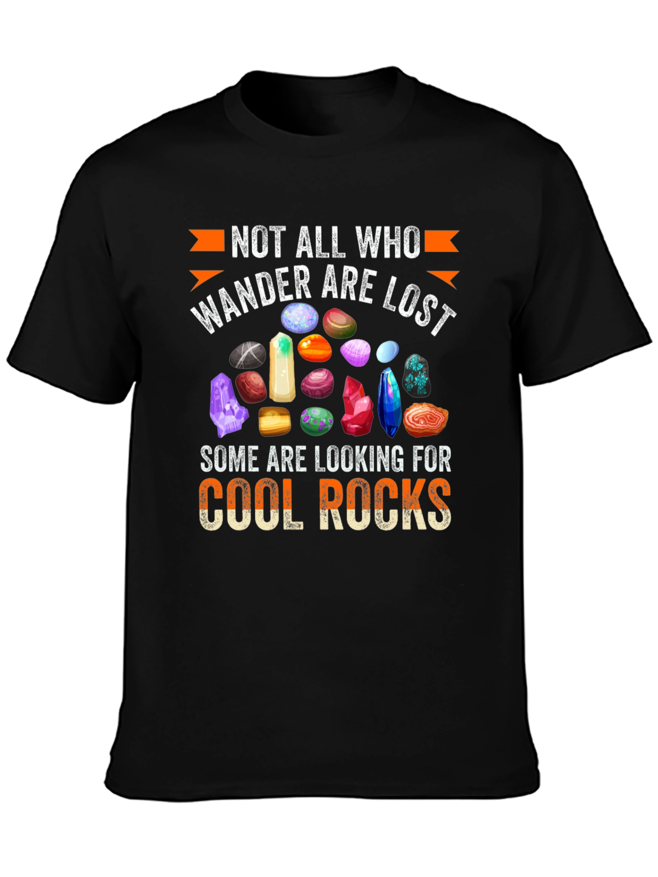 Cool Rocks T-Shirt: Wanderlust Gemstone Design