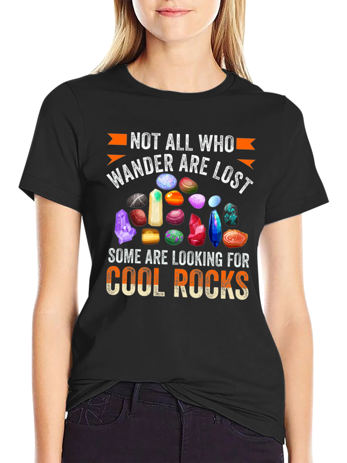 Cool Rocks T-Shirt: Wanderlust Gemstone Design