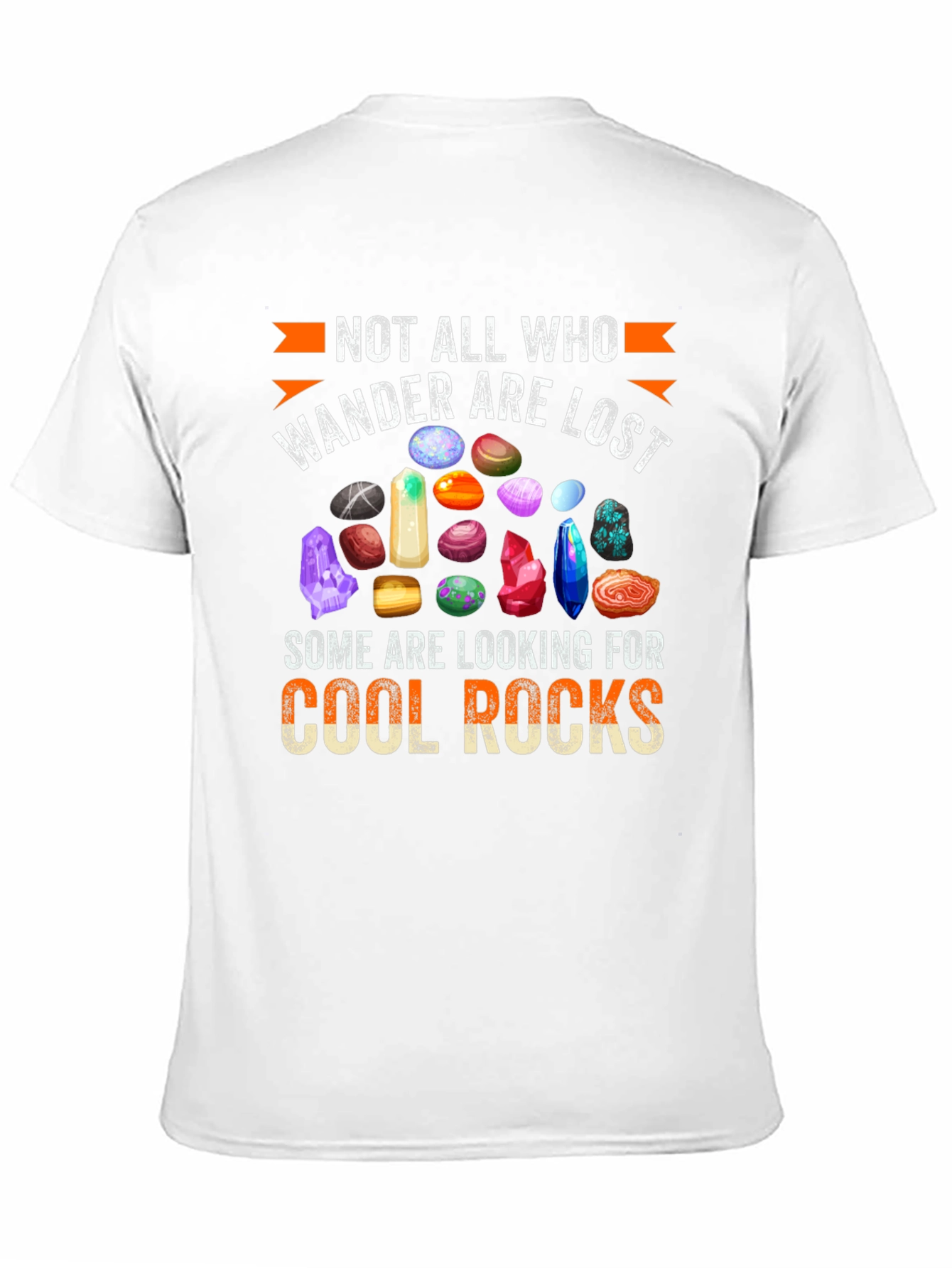 Cool Rocks T-Shirt: Wanderlust Gemstone Design