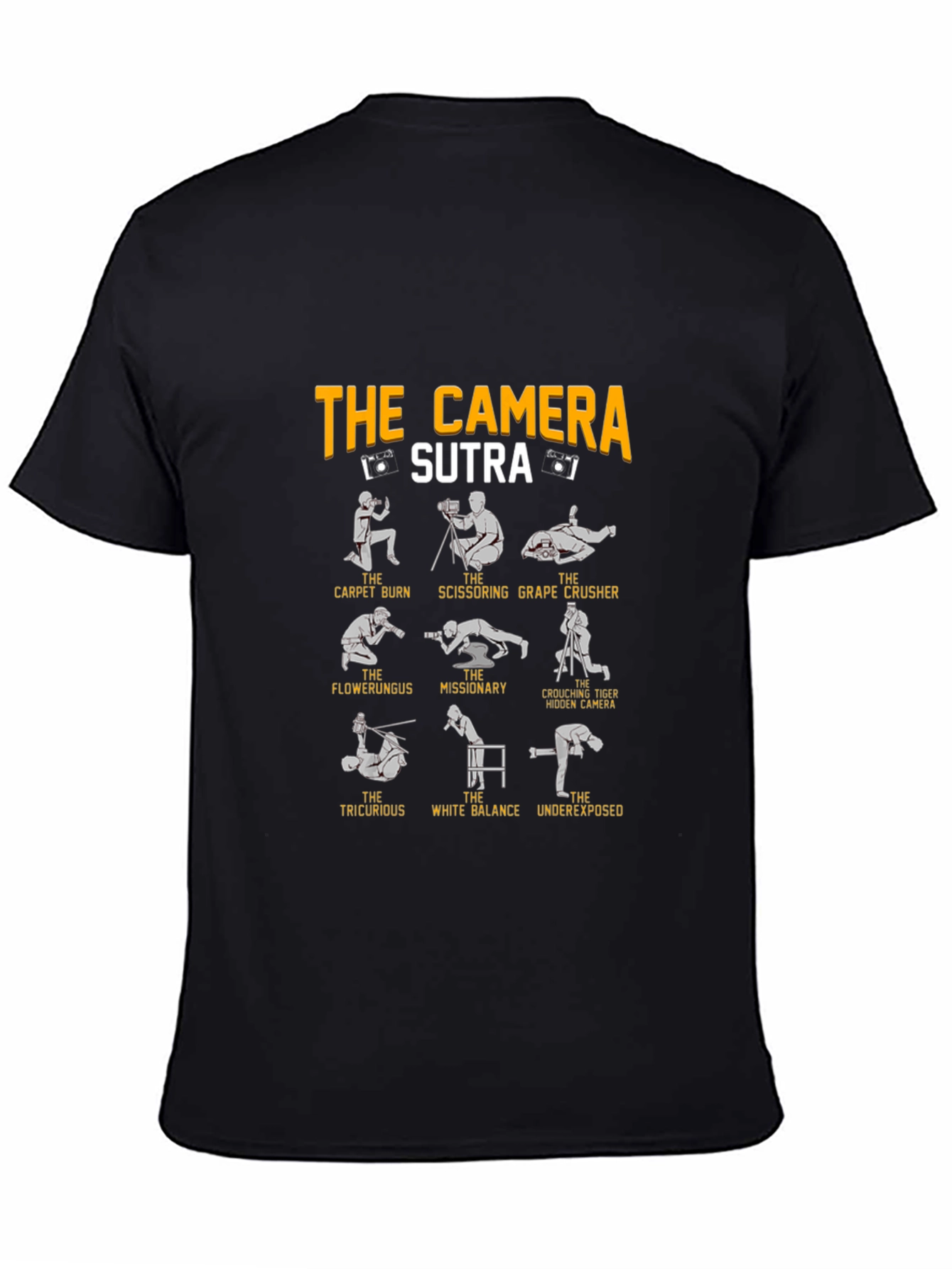 Camera Sutra Graphic Tee - Photography Humor T-Shirt