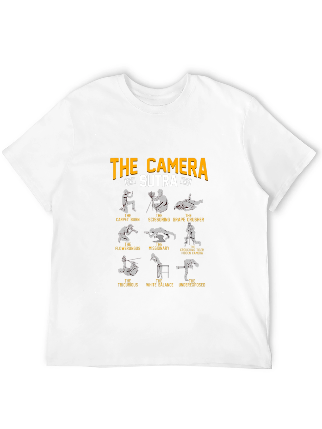 Camera Sutra Graphic Tee - Photography Humor T-Shirt