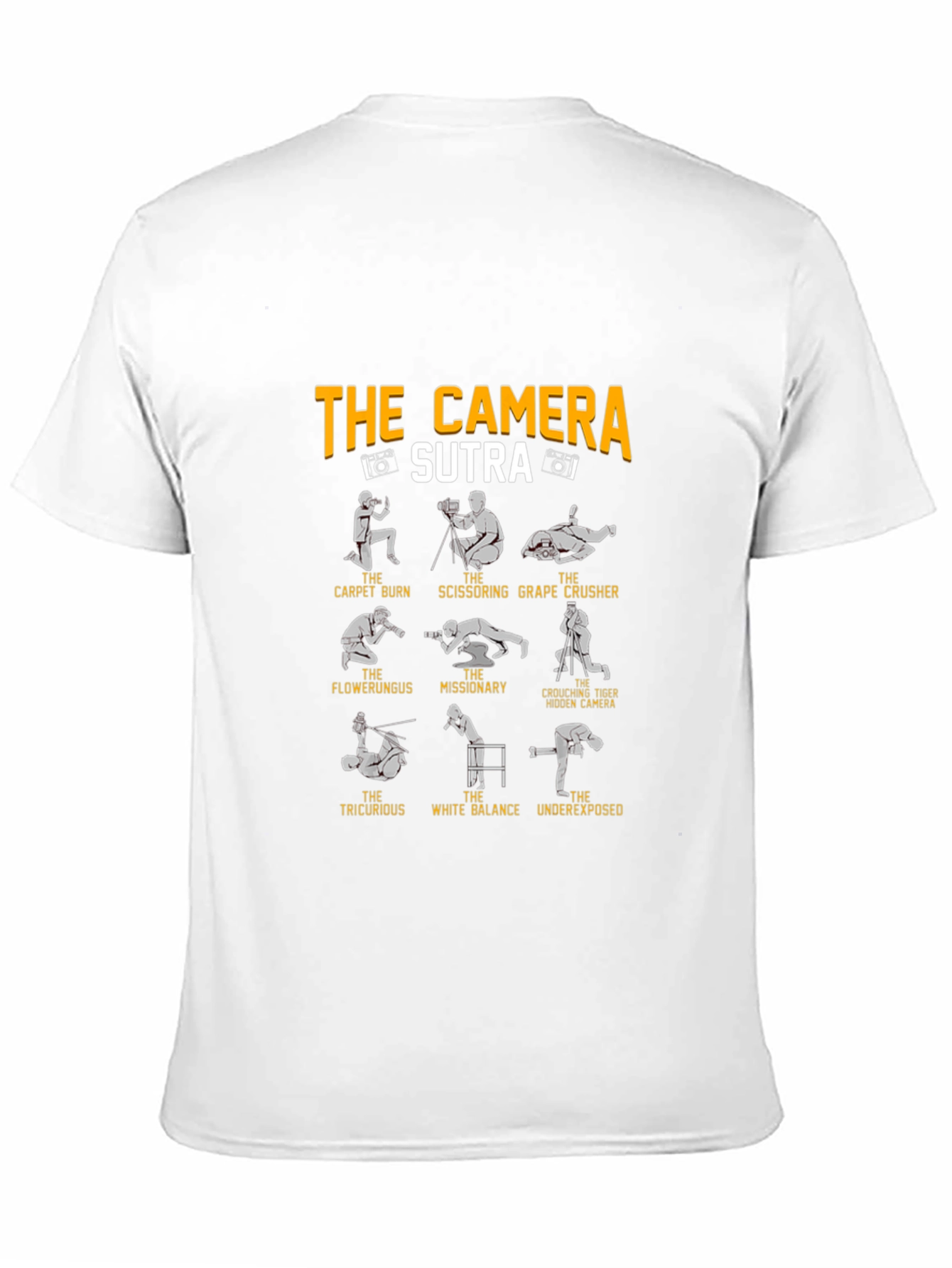 Camera Sutra Graphic Tee - Photography Humor T-Shirt