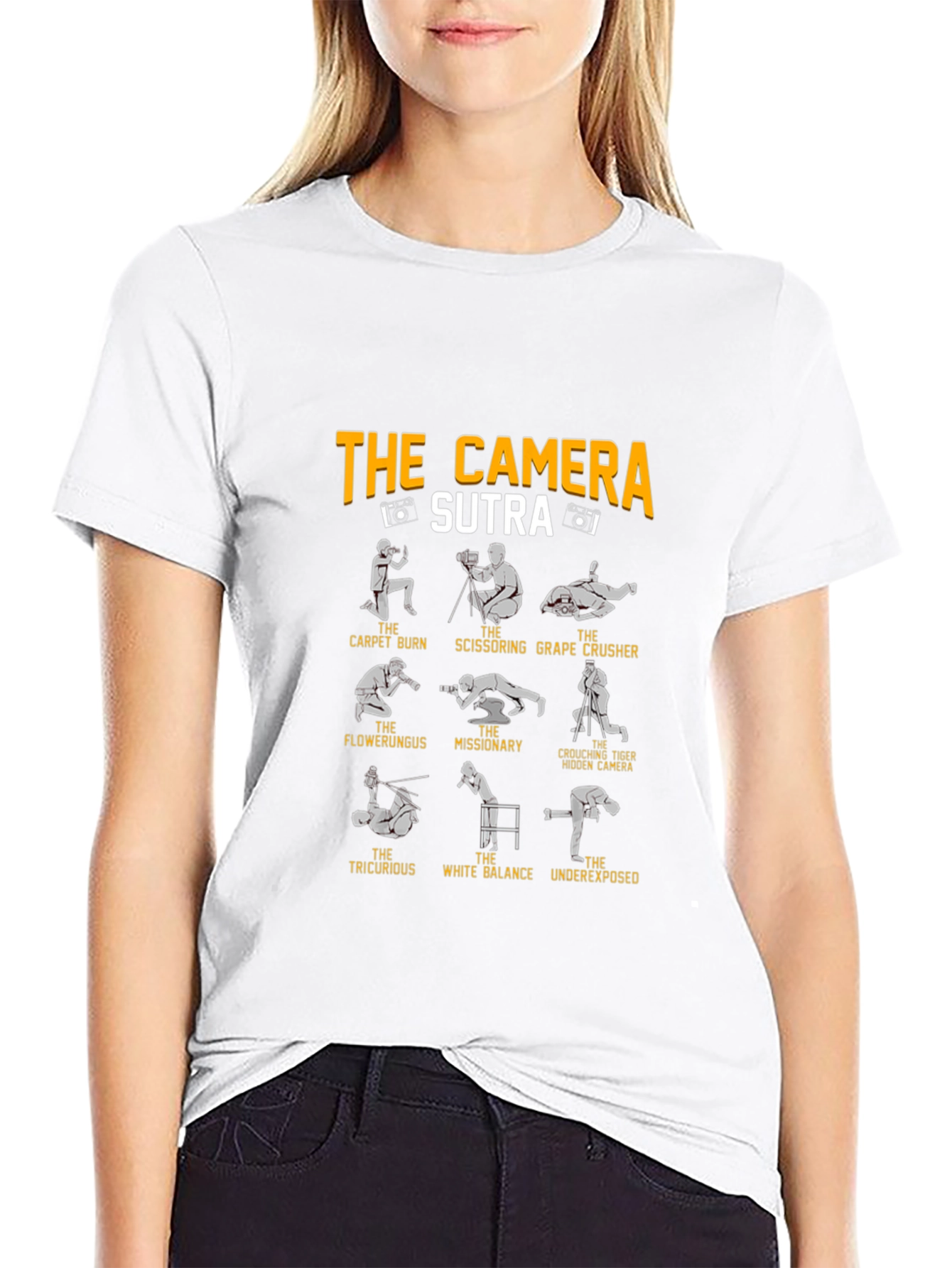 Camera Sutra Graphic Tee - Photography Humor T-Shirt