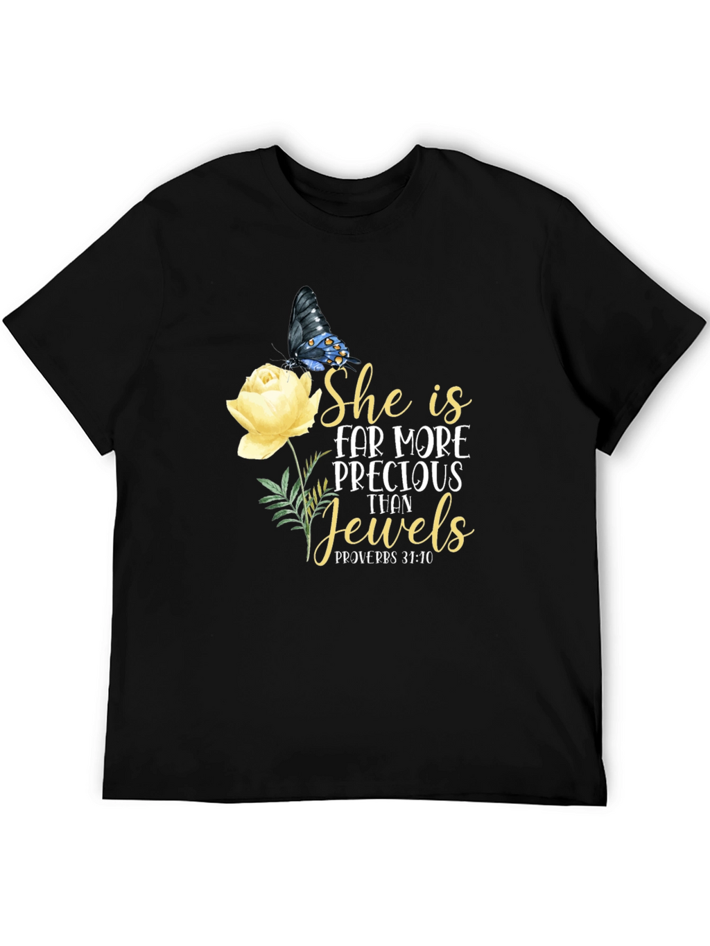Precious Jewels Black T-Shirt