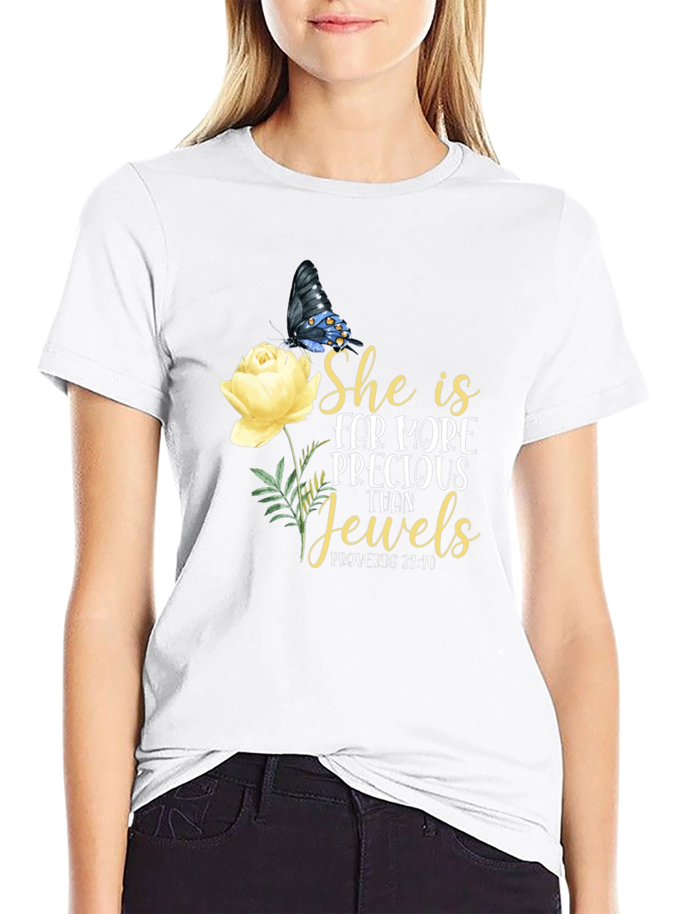 Precious Jewels Black T-Shirt