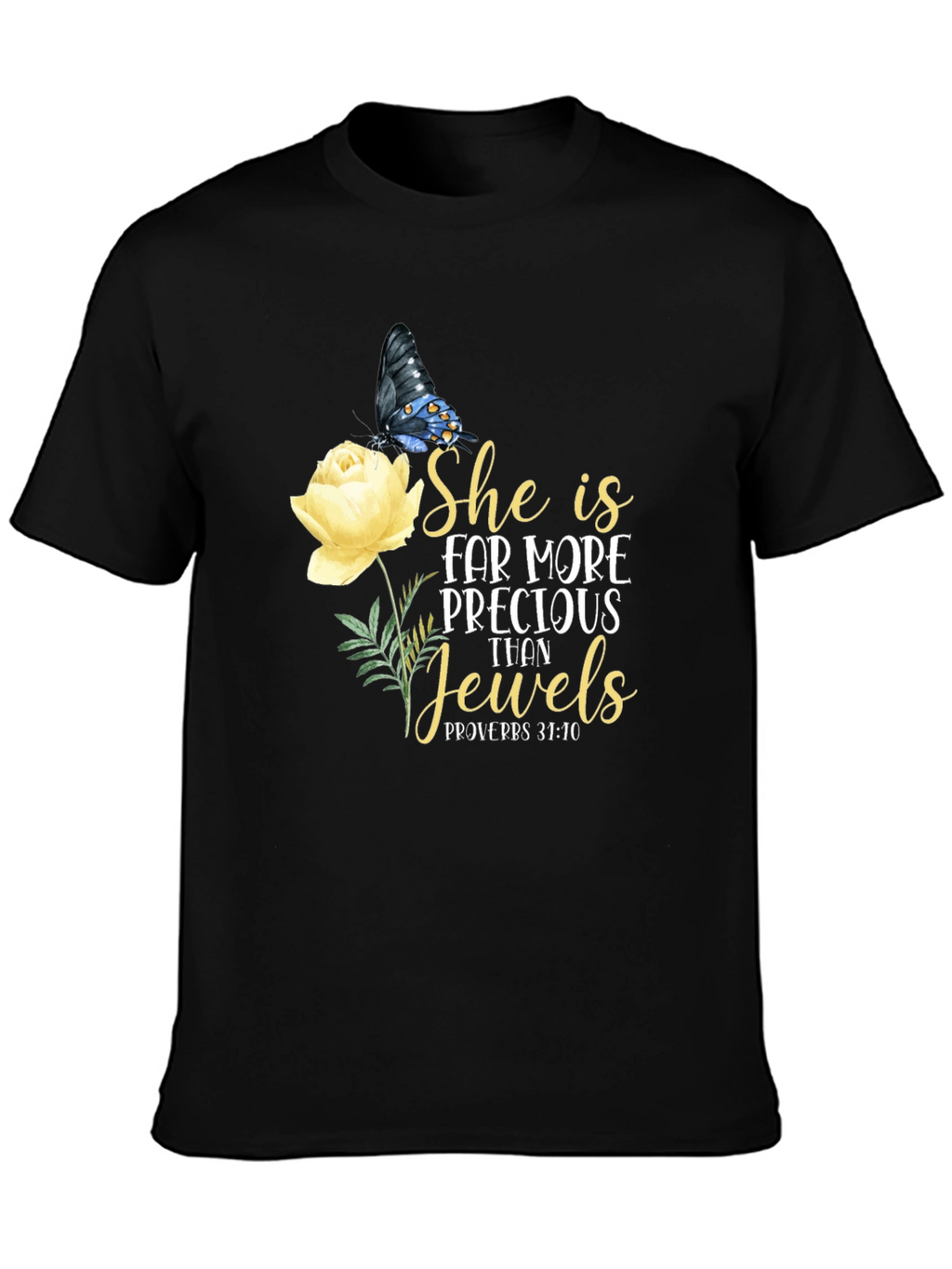 Precious Jewels Black T-Shirt