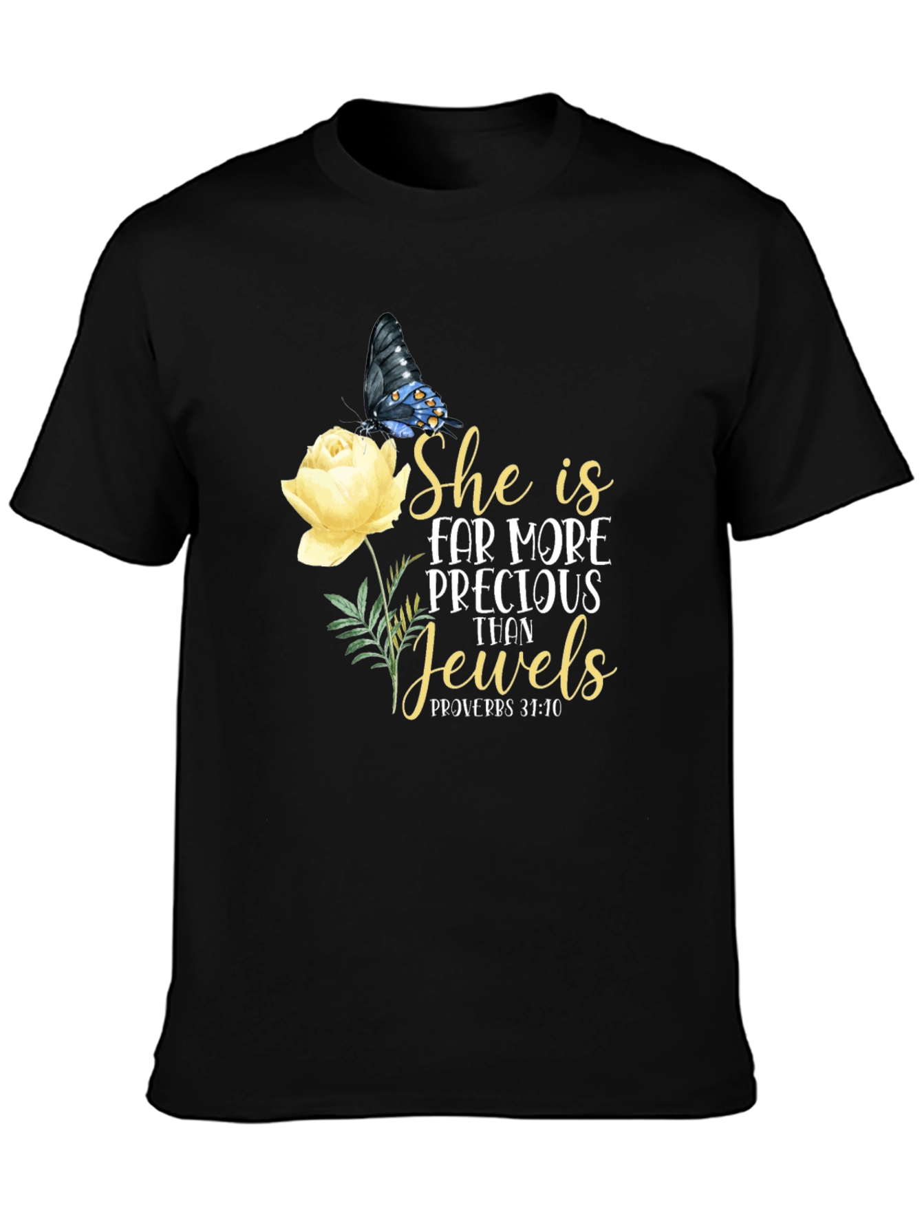 Precious Jewels Black T-Shirt