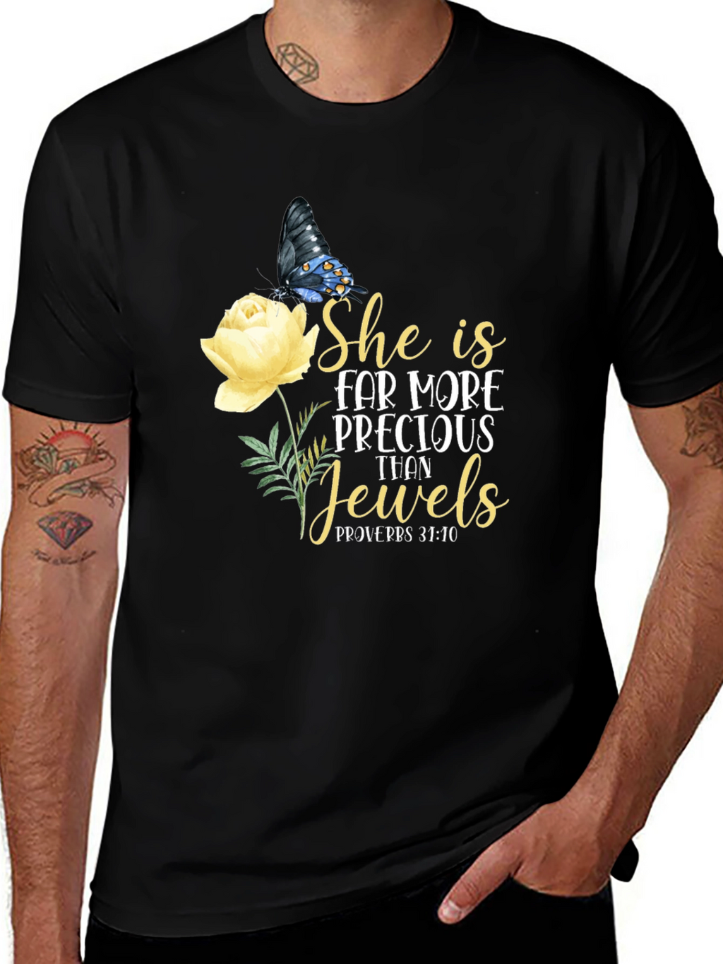 Precious Jewels Black T-Shirt