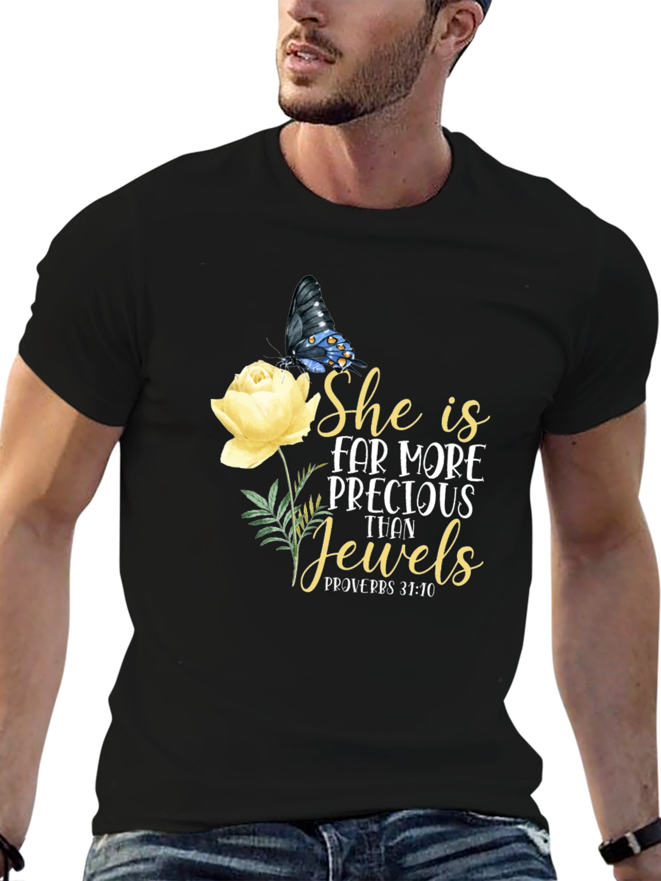 Precious Jewels Black T-Shirt