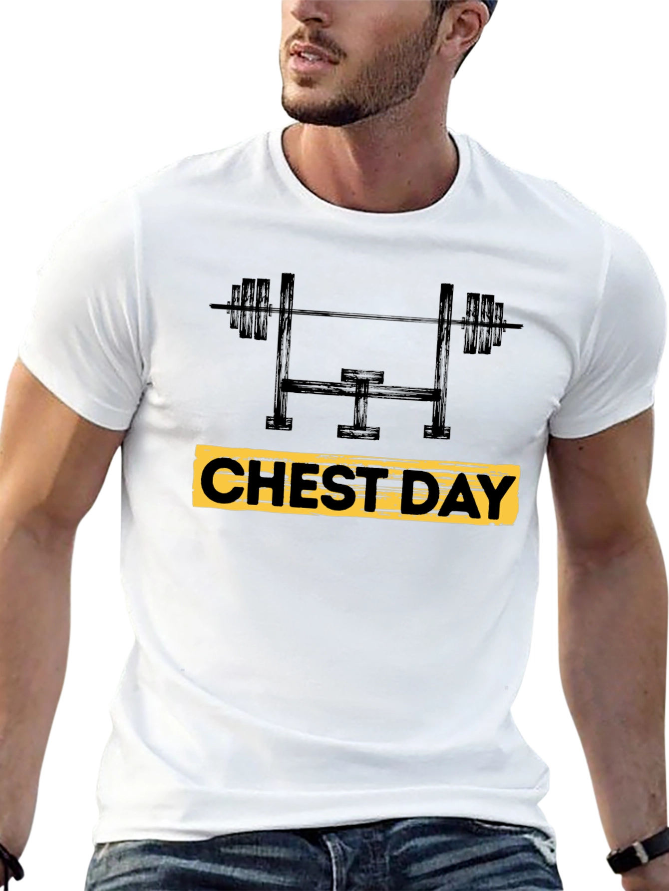 Chest Day T-Shirt - Gym Workout Apparel