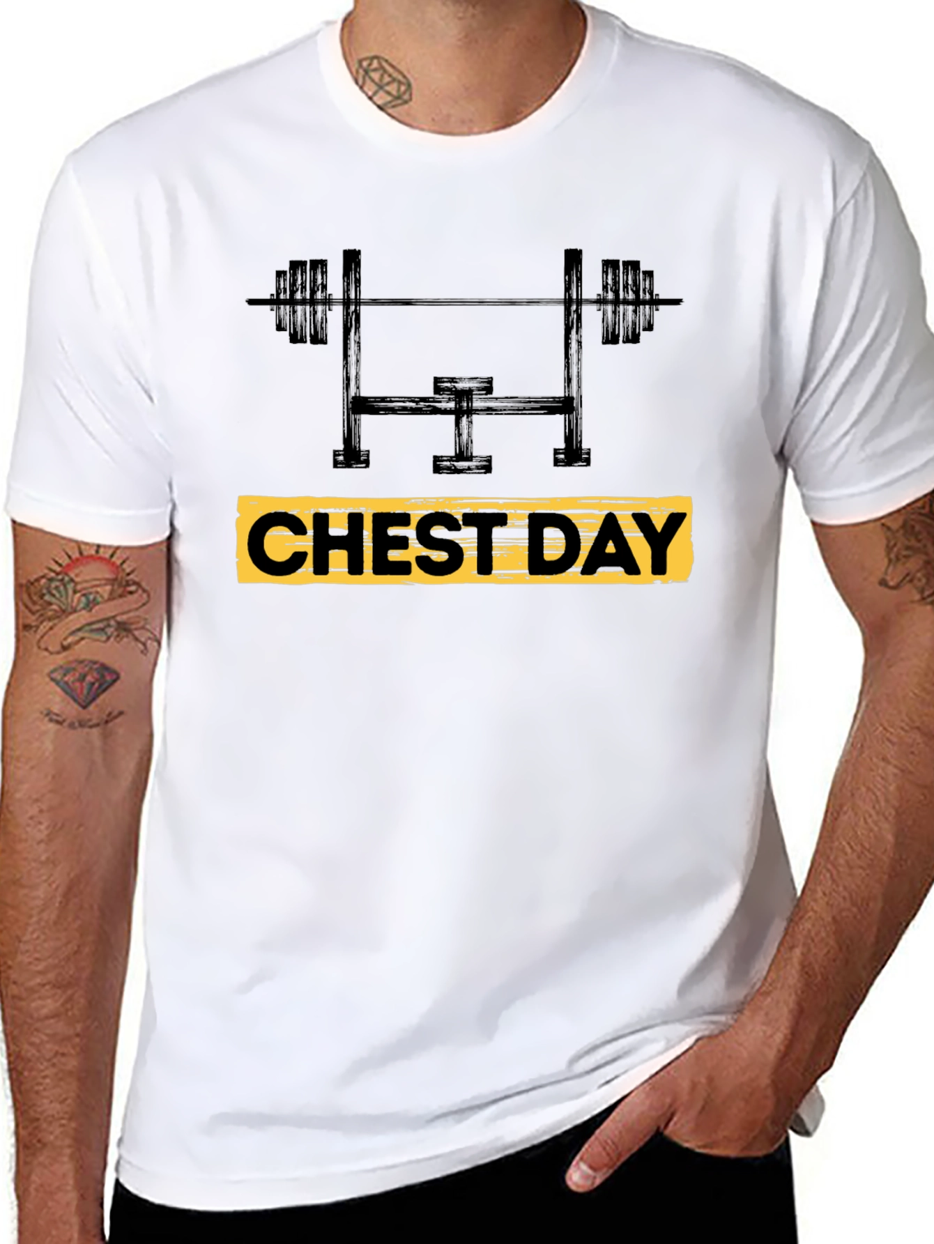 Chest Day T-Shirt - Gym Workout Apparel