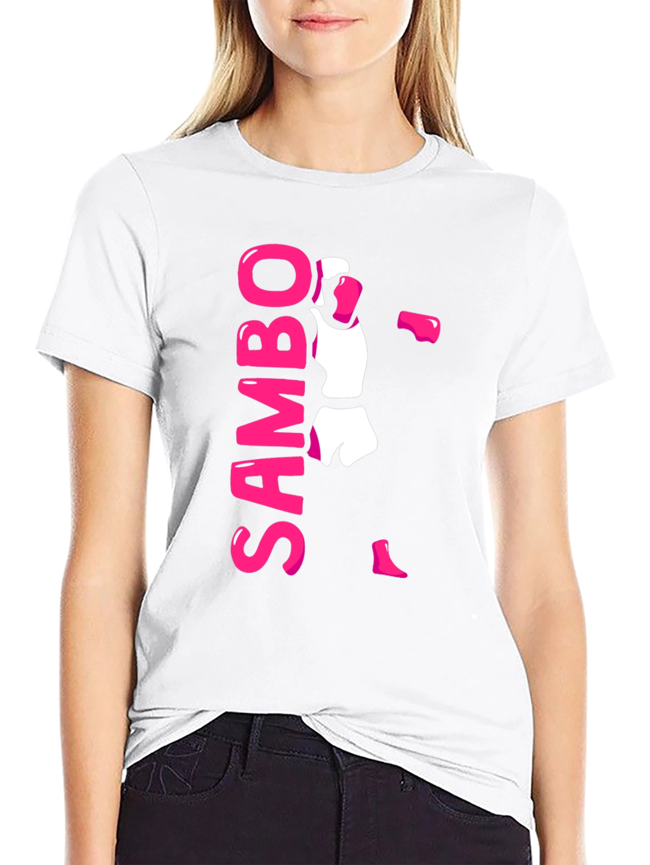 Sambo Fighter Black T-Shirt